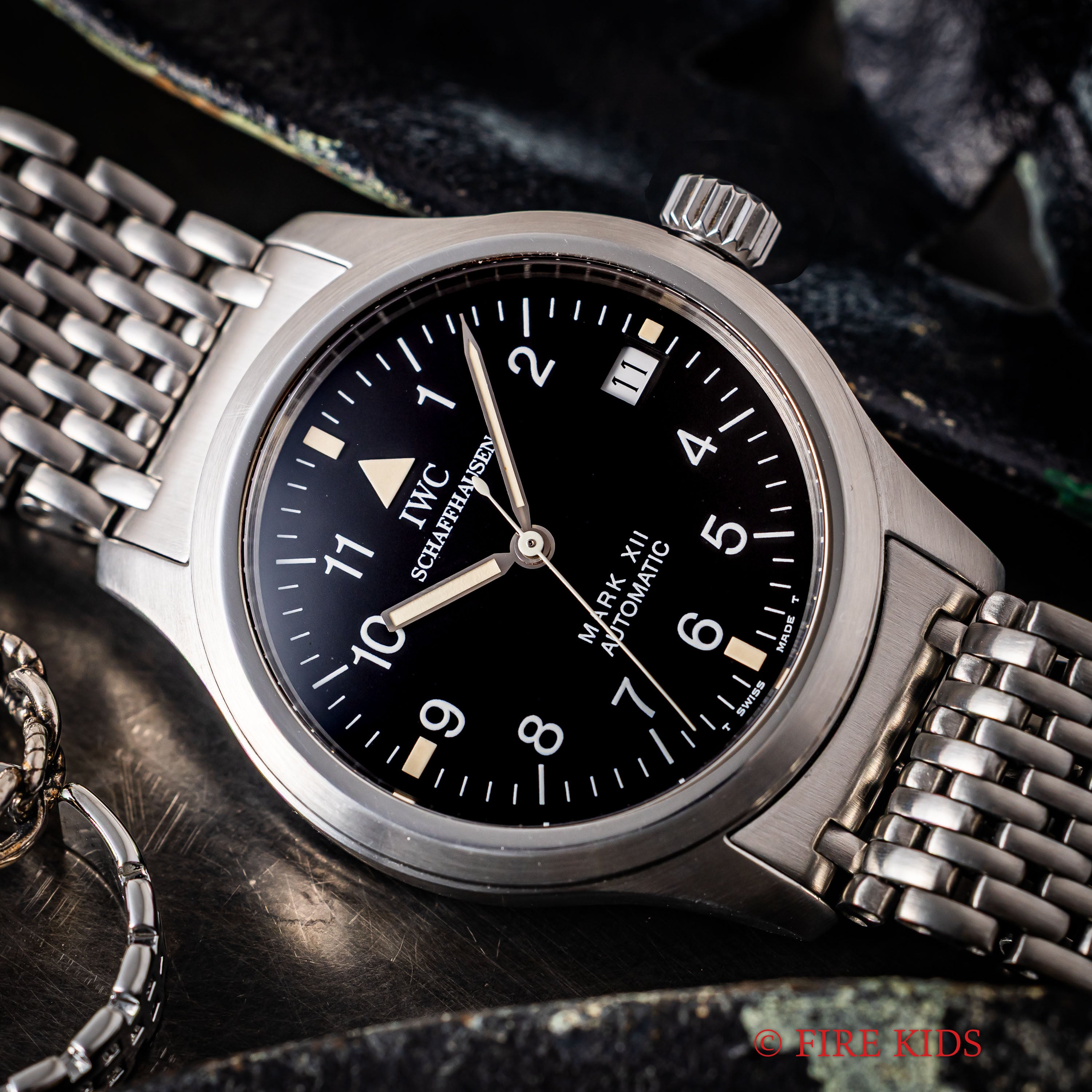 IWC マーク12 2000年製(平成12年製) Cal.884/2 Ref.3241 自動巻き 純正ブレス ギャランティカード付き