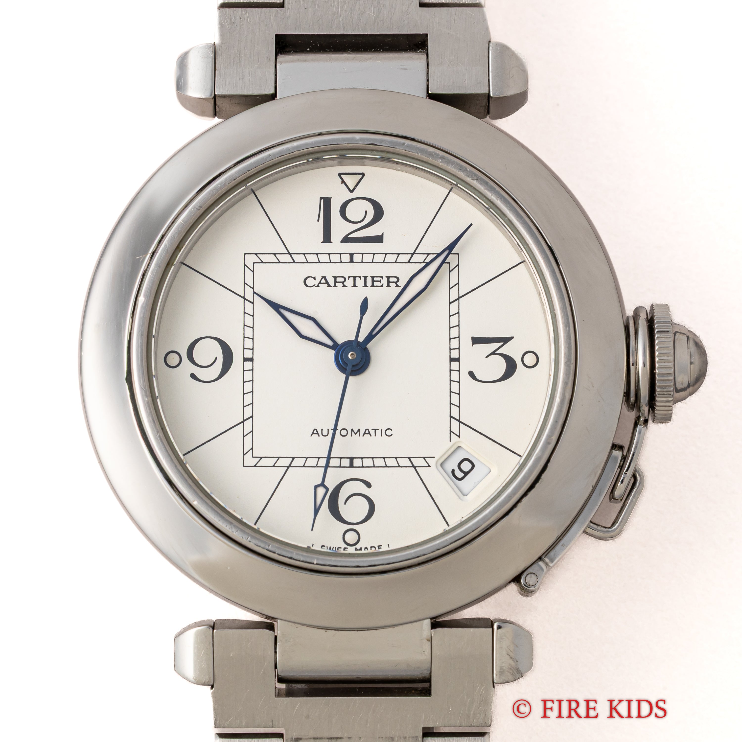 カルティエ パシャC 2000年代製 Ref.2324 ホワイトダイヤル オートマチック