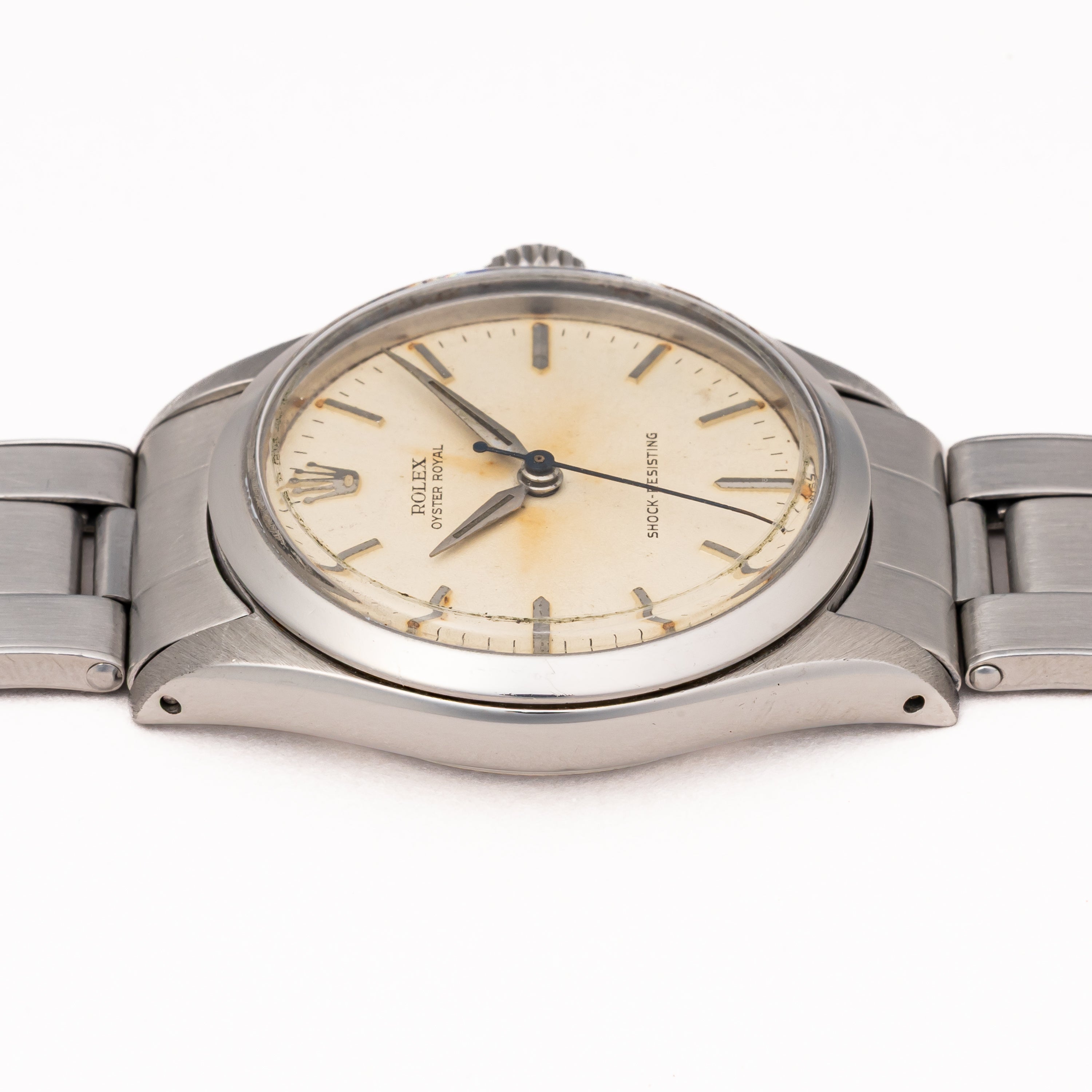 ロレックス オイスターロイヤル 手巻き 1957年製 Ref.6444 Cal.1210 リベットブレス付き