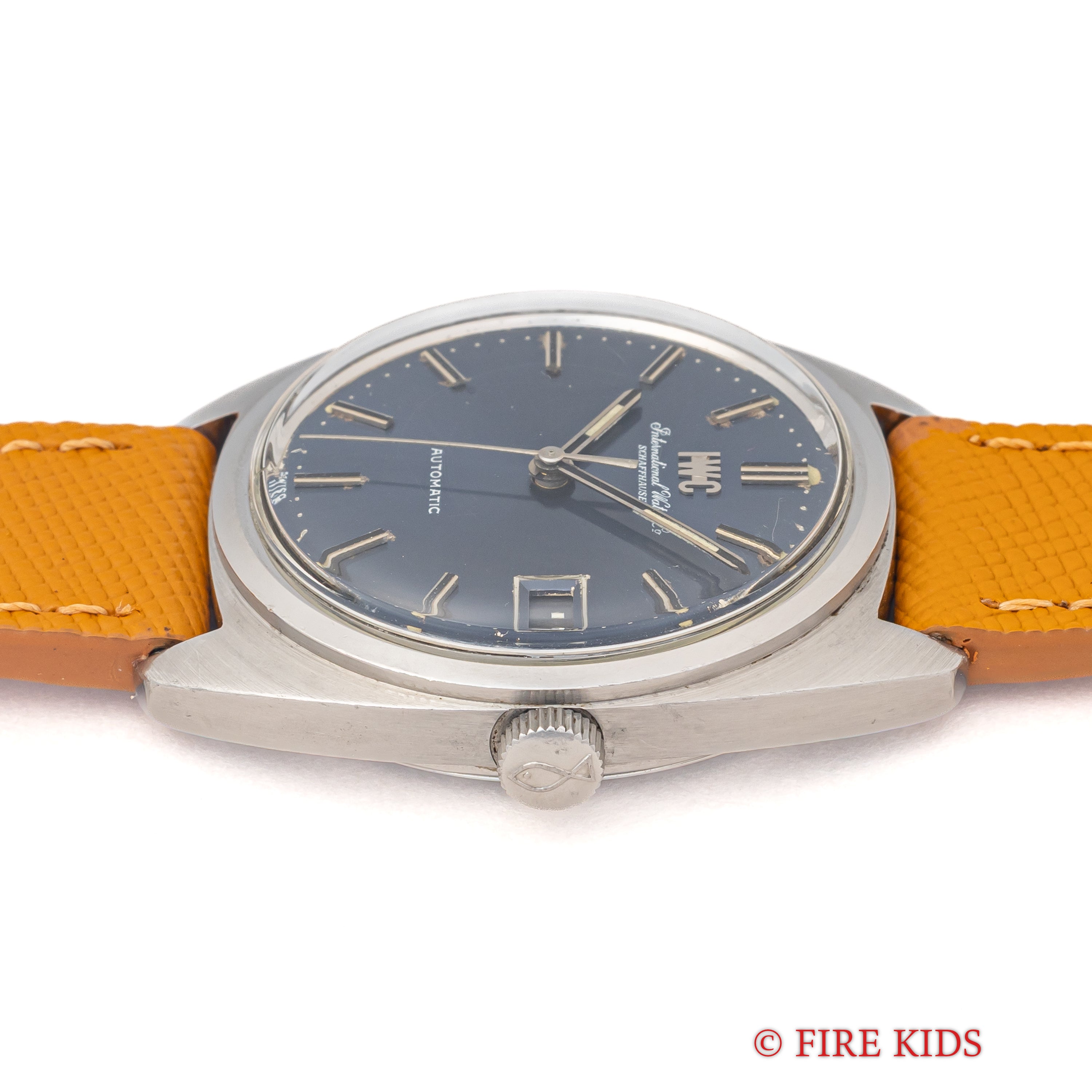 IWC トノーケース 1974年製 Ref.1827 ブルーダイヤル Cal.8541B ペラトン式自動巻き