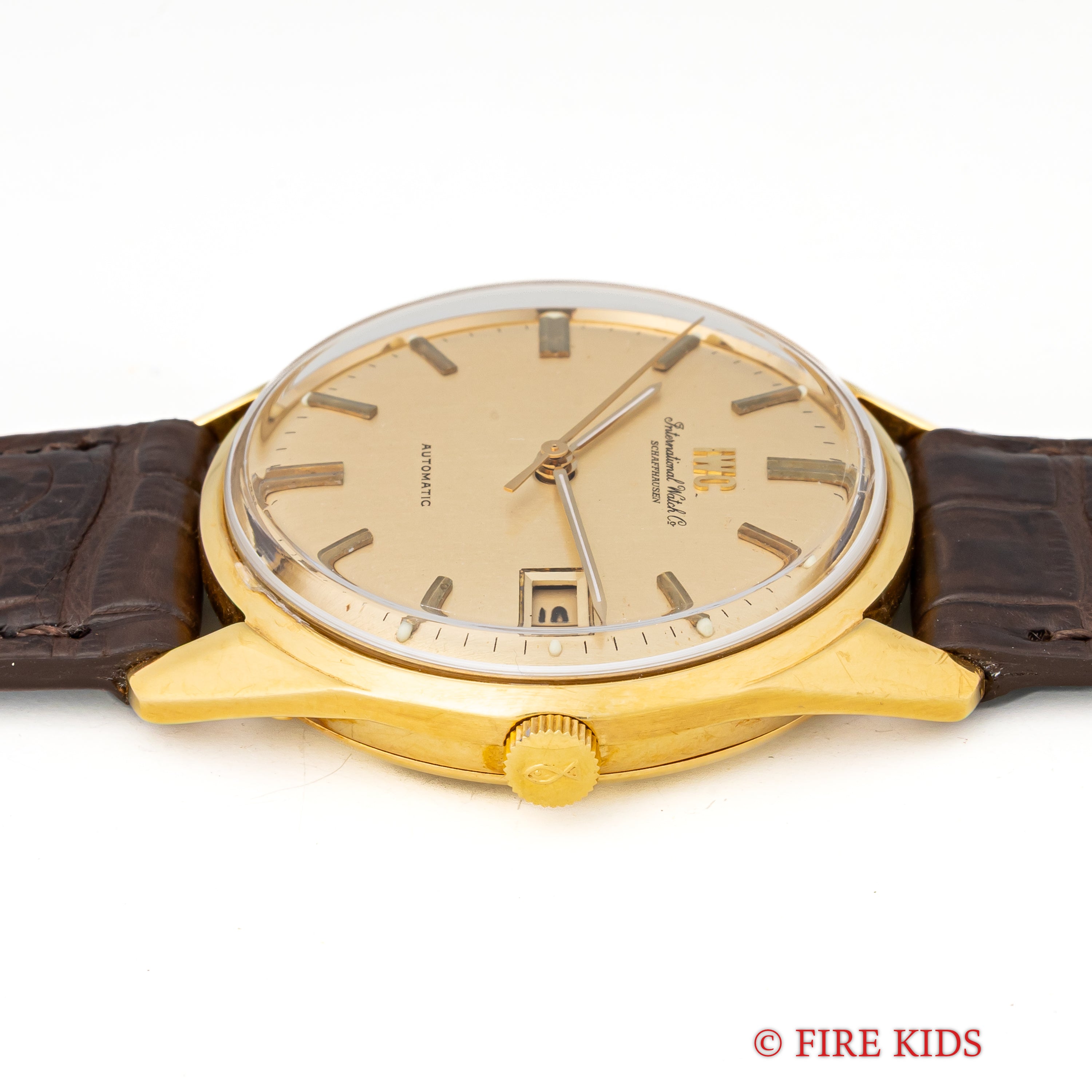 IWC 18金無垢ラウンドケース 1971年製 ペラトン式自動巻 Cal.8541B