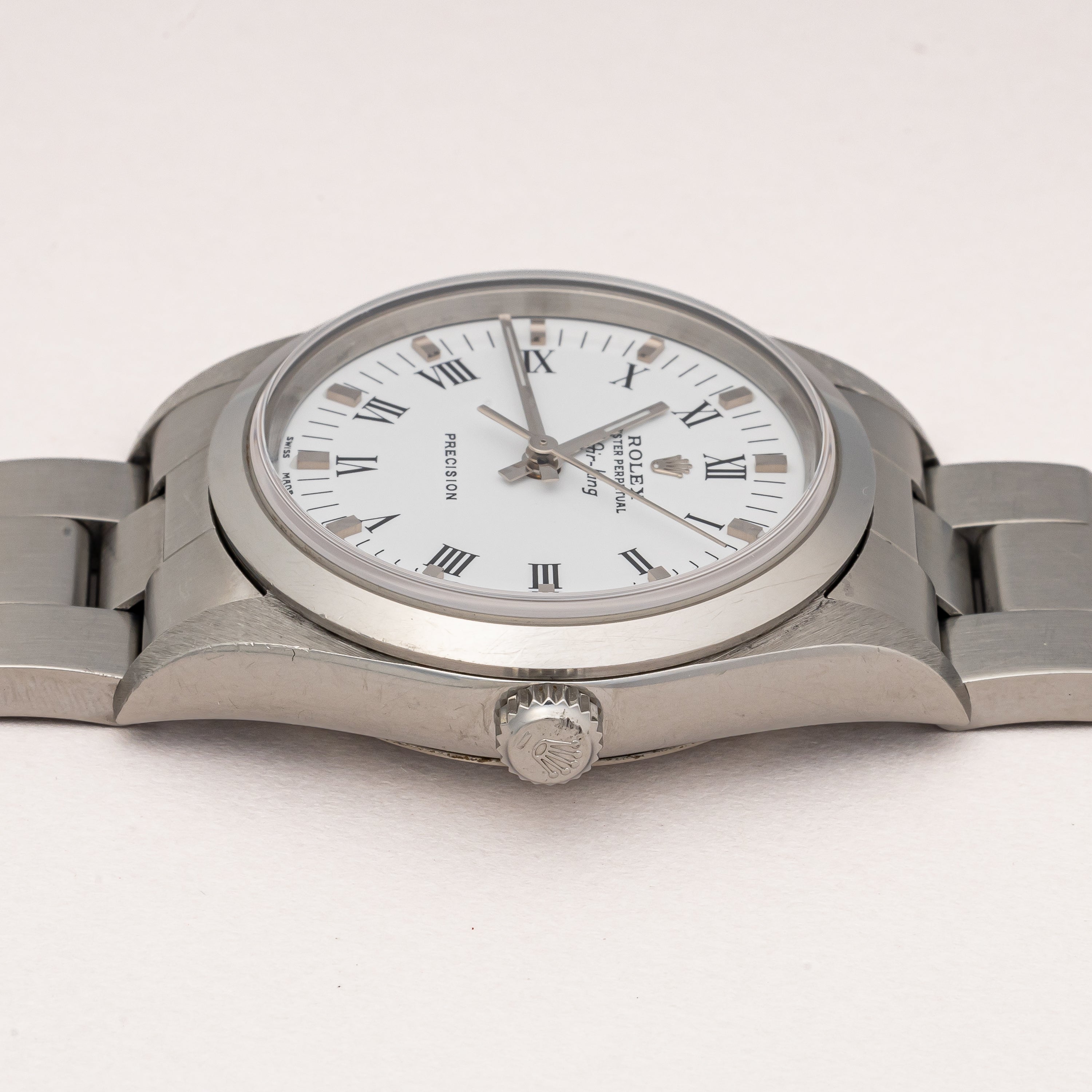 ロレックス エアキング 2000年製 Ref.14000 ホワイトローマンダイヤル