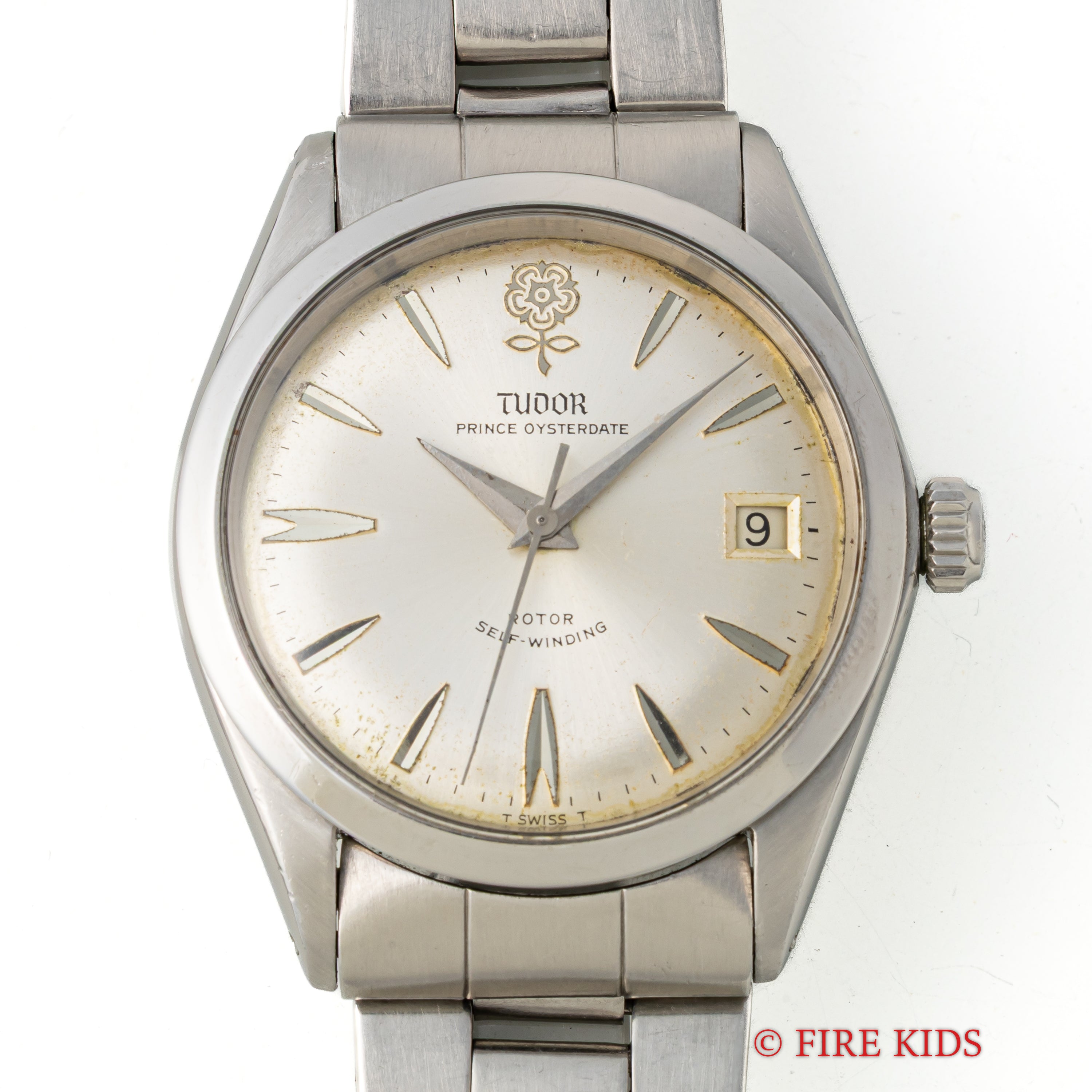 チューダー デカバラ プリンスオイスターデイト 1964年製 Ref.7966 ロレックス巻きブレス付