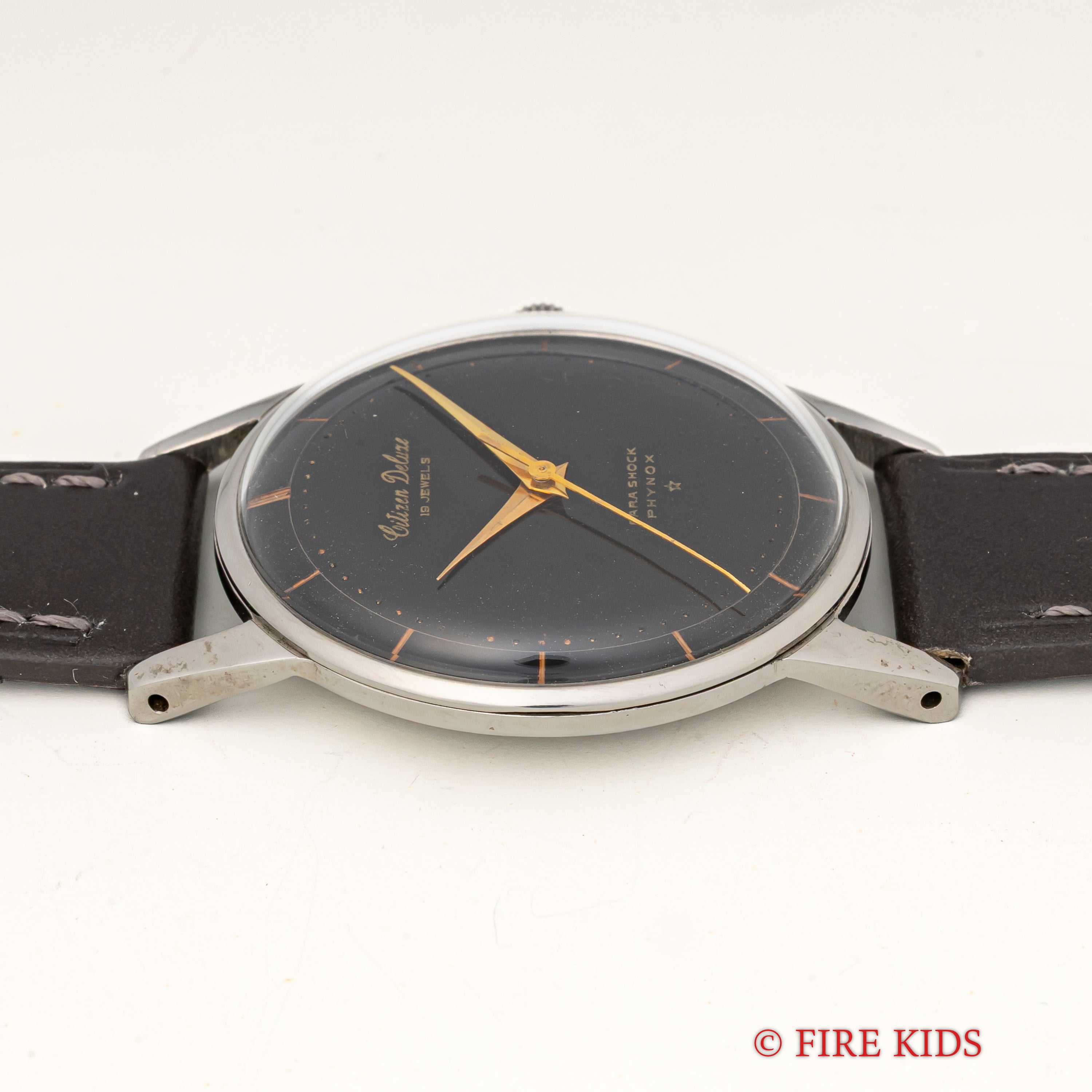 シチズン デラックス 1959年製 19石15070SS オリジナルブラックダイヤル