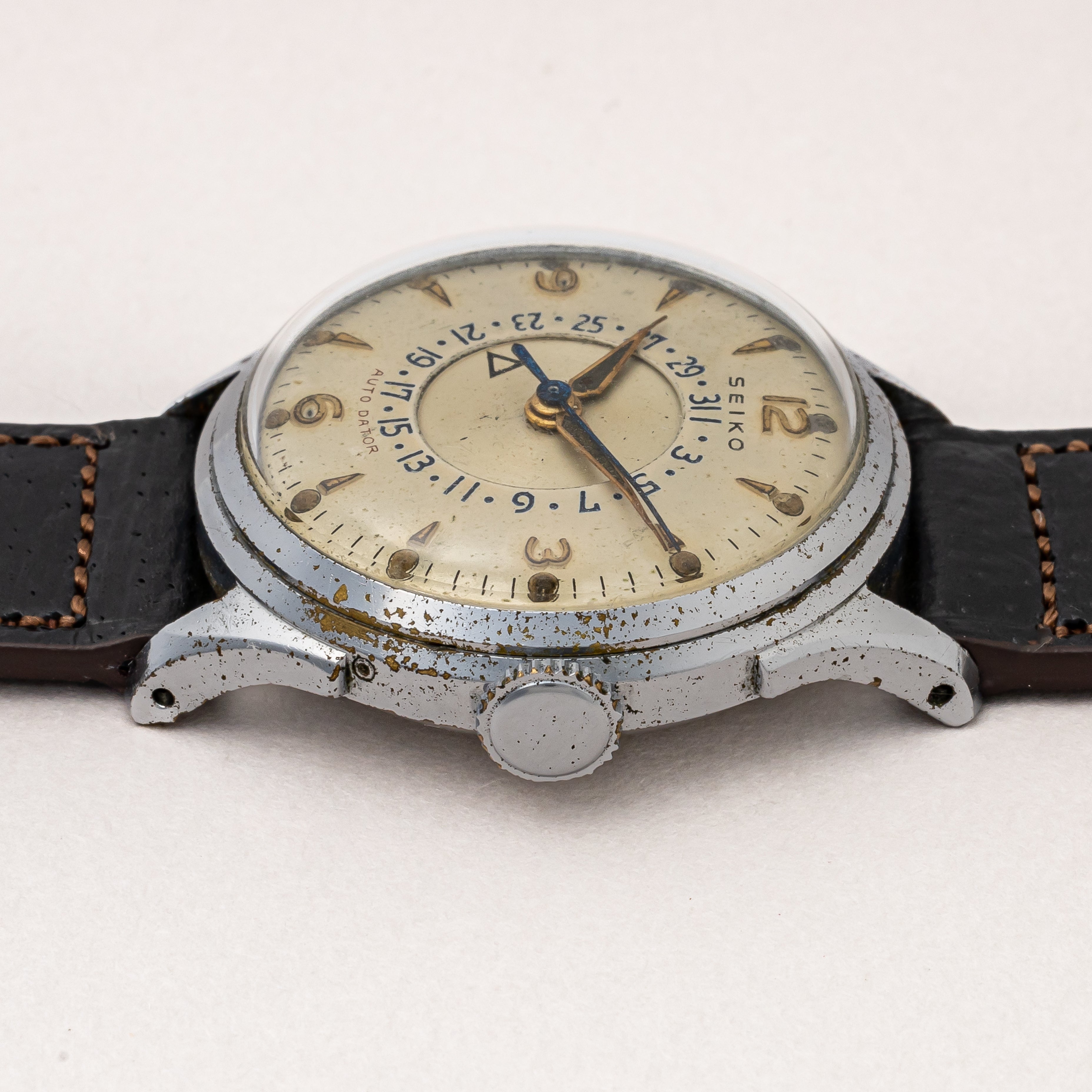 セイコー スーパー オートデーター 1954年製 Ref.1748 手巻き ディスクカレンダー