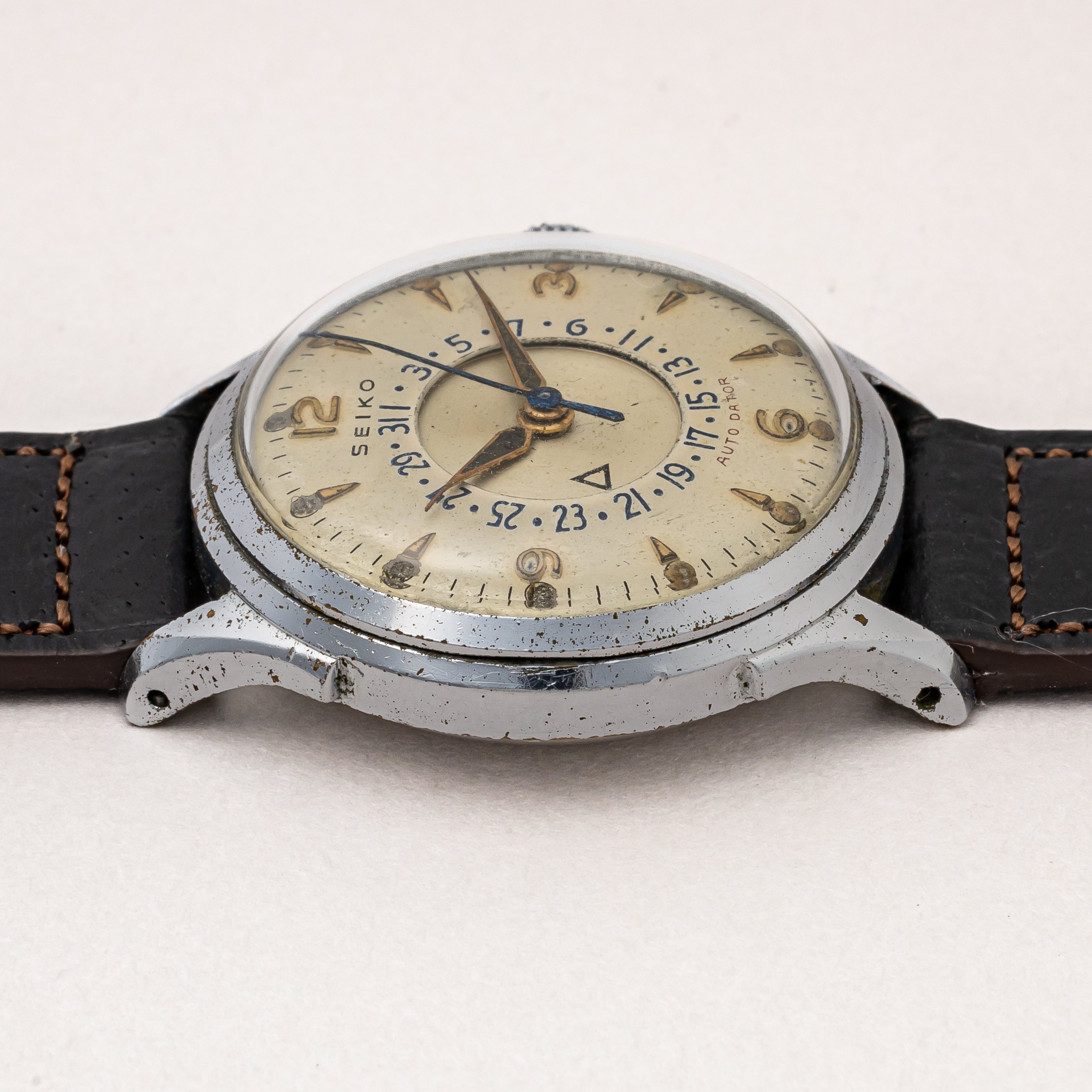 セイコー スーパー オートデーター 1954年製 Ref.1748 手巻き ディスクカレンダー