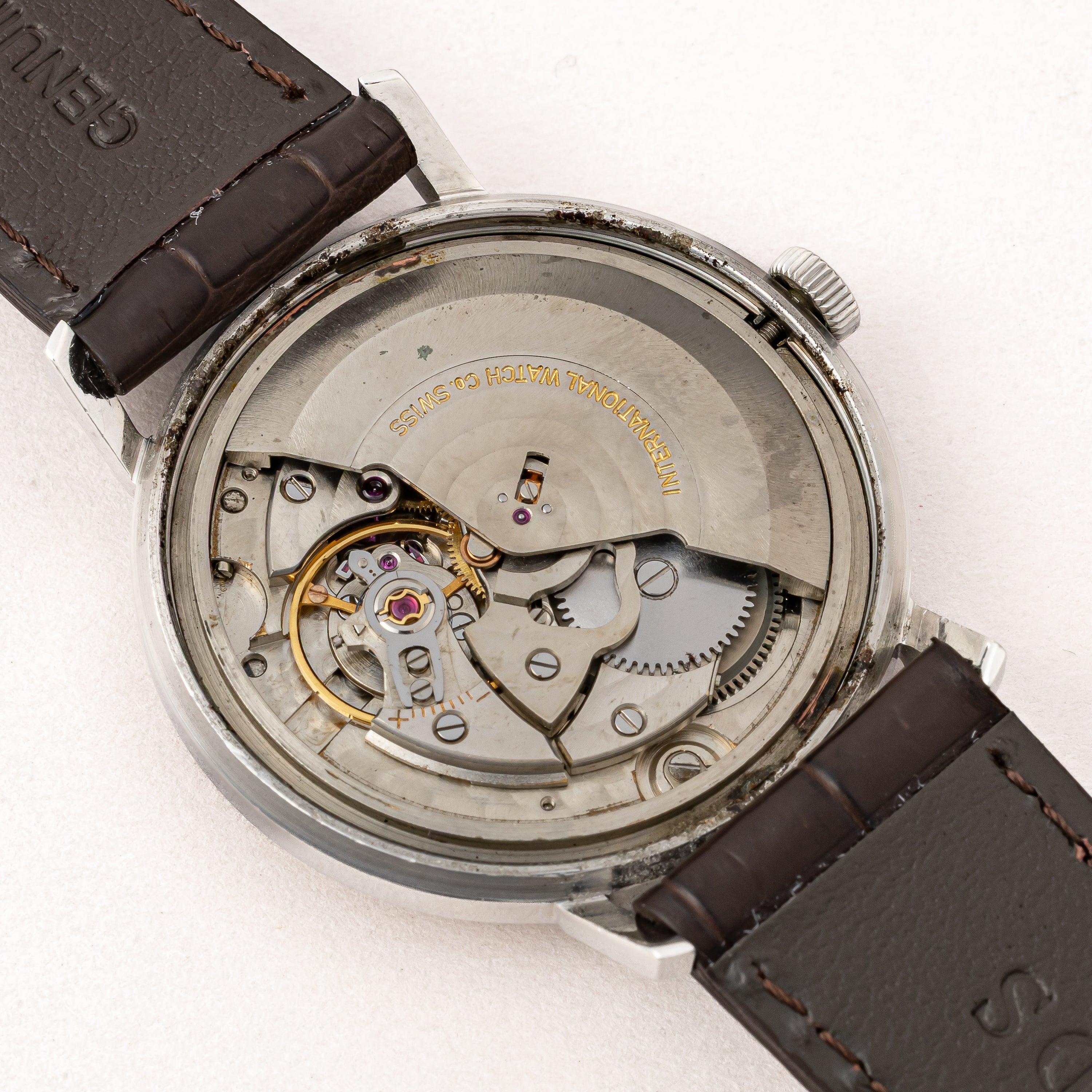 IWC ラウンドケース 1966年製 ペラトン式自動巻き Cal.8541 Ref.808A ボンベダイヤル