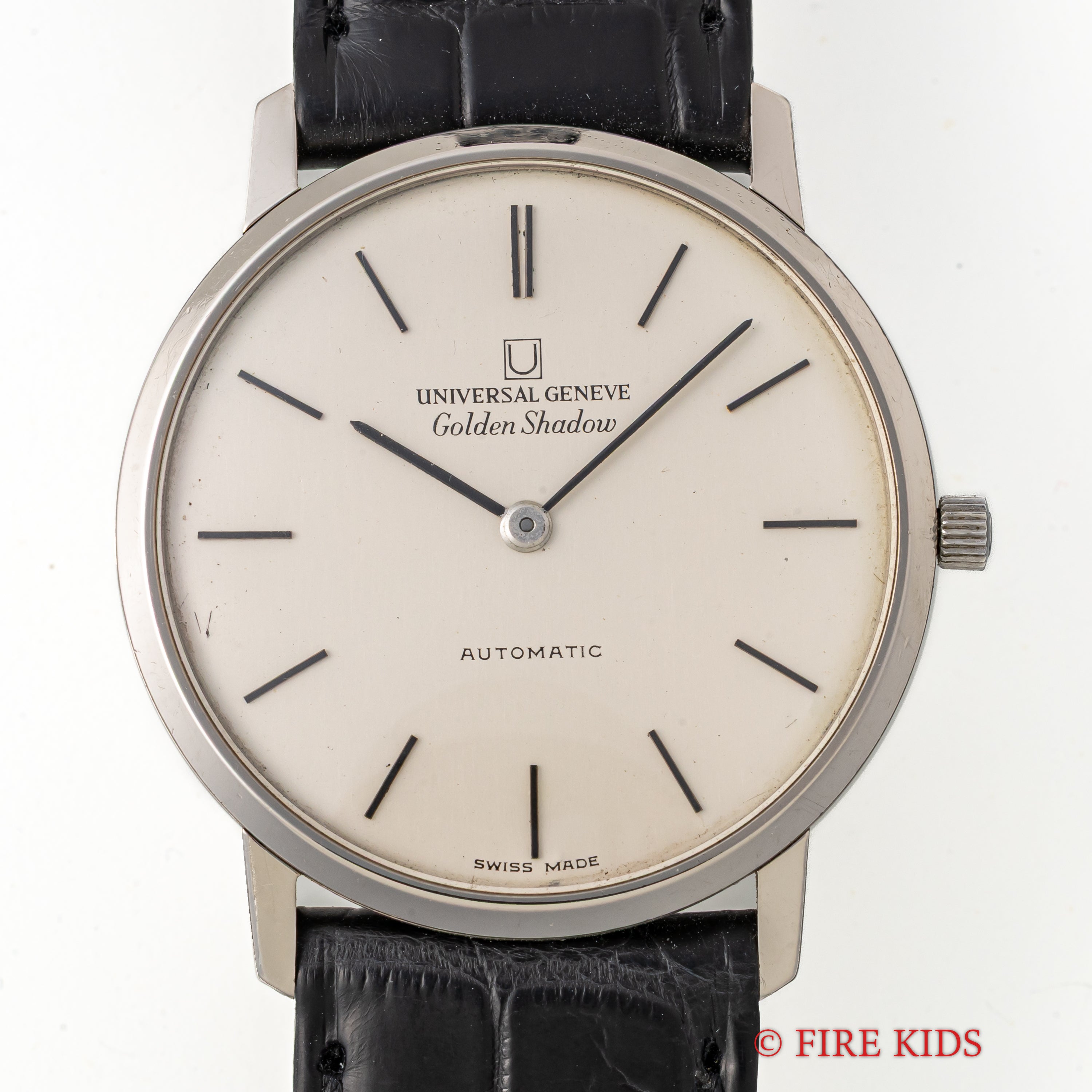 ユニバーサル ジュネーブ ゴールデンシャドウ 18金無垢 1967年製 マイクロローター自動巻き