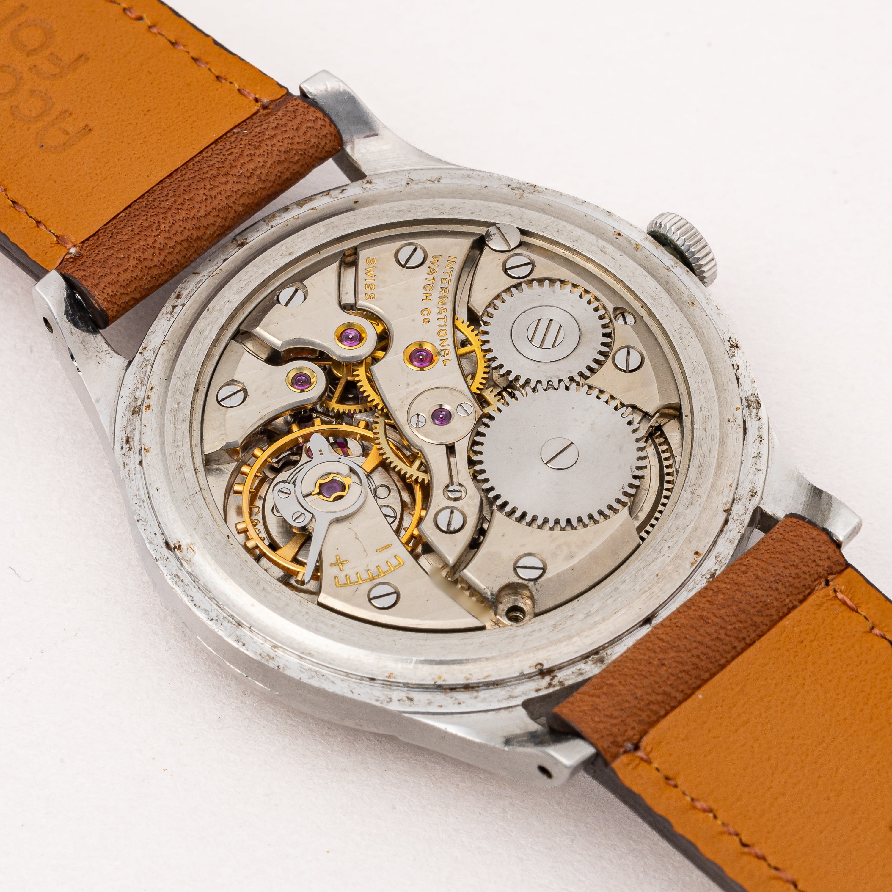 IWC ラウンドケース 1960年製 手巻き Cal.89