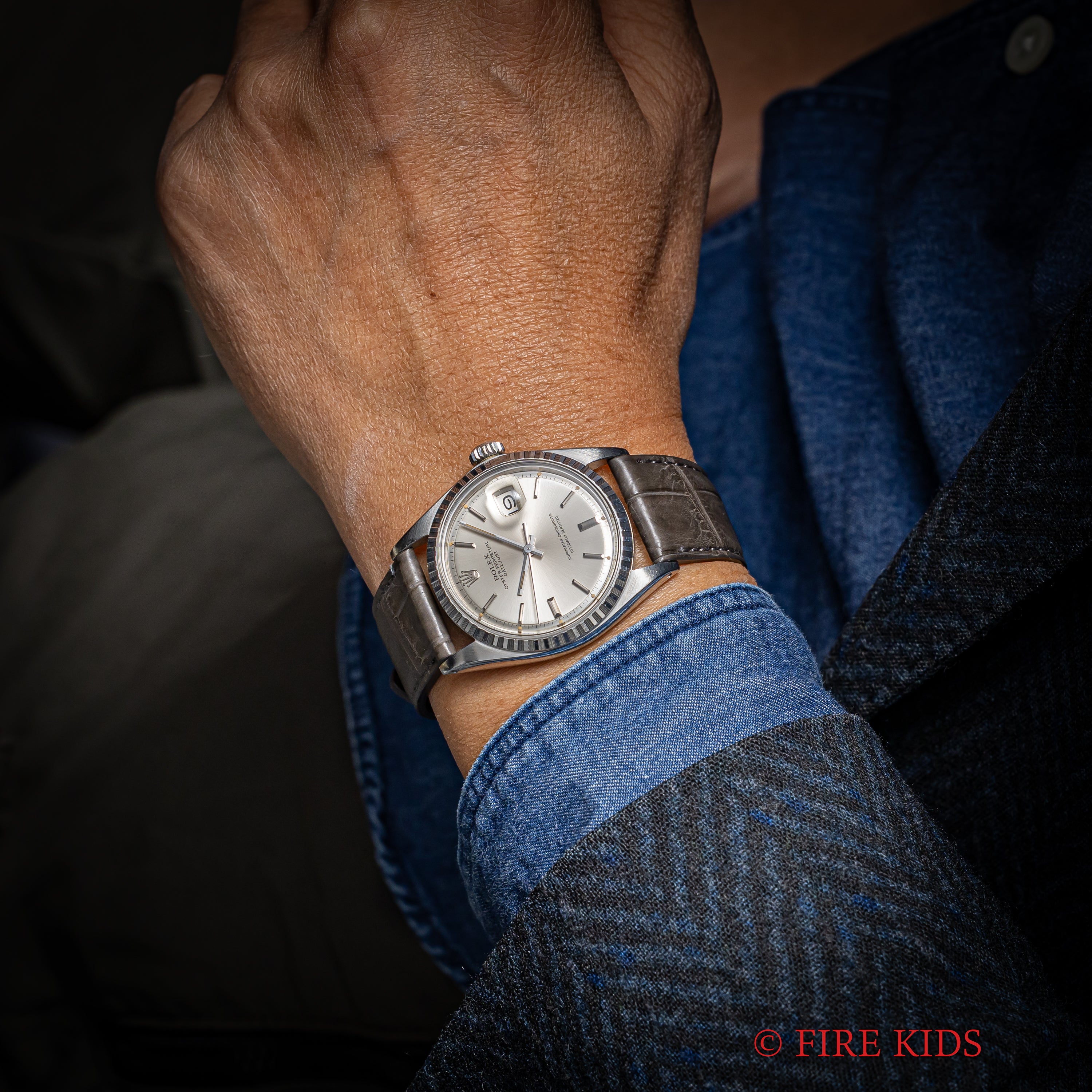 ロレックス デイトジャスト 1970年製 Ref.1603 シルバーダイヤル エングレーブドベゼル