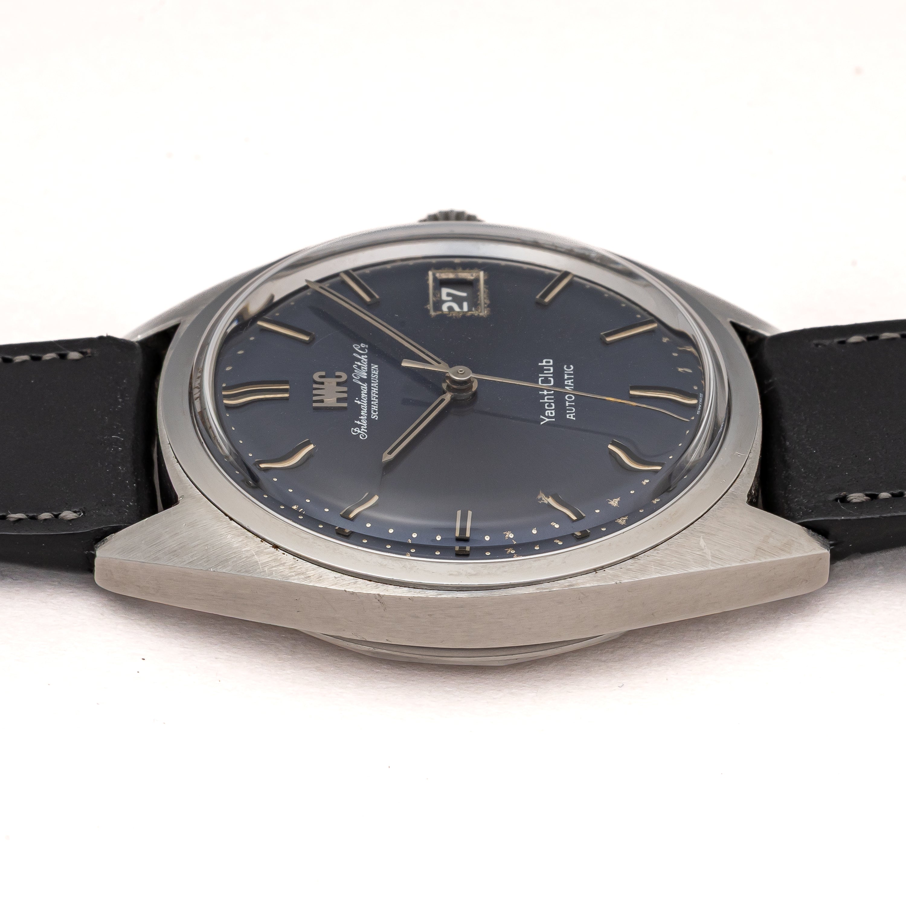 IWC ヨットクラブ 1973年製 ブルーダイヤル Cal.8541B ペラトン式自動巻き