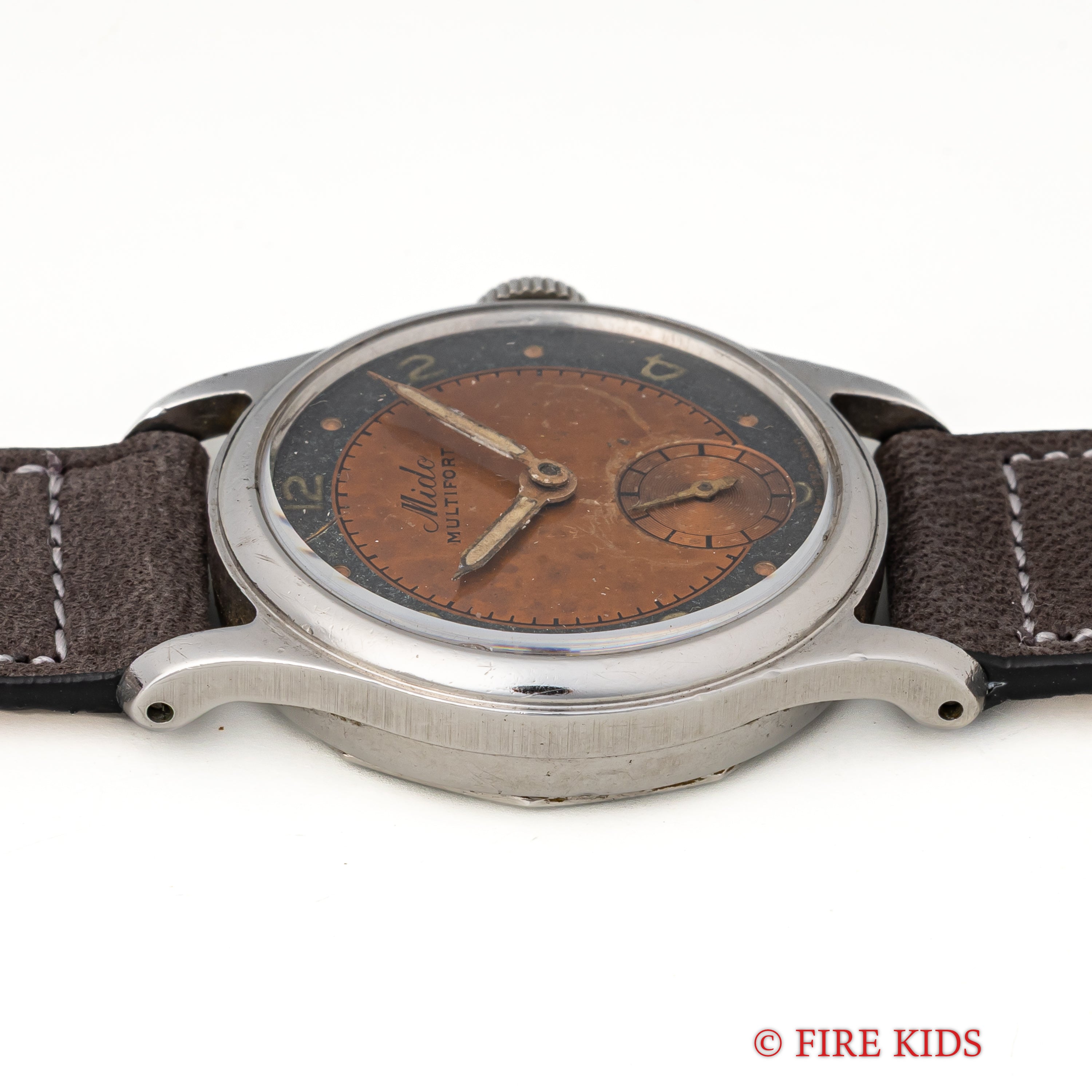 ミドー マルチフォート1940年代製 ブルズアイダイヤル スモールセコンド手巻