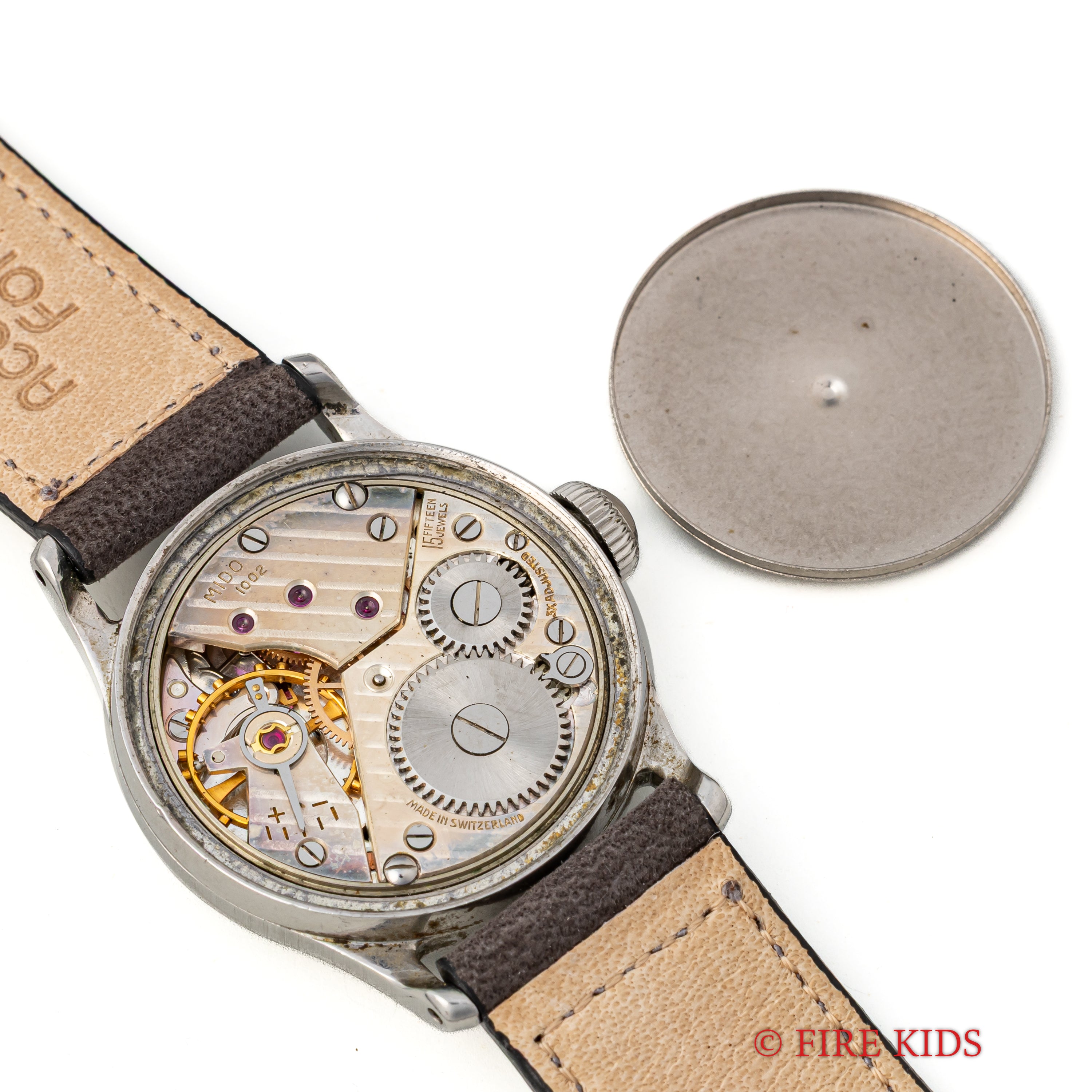 ミドー マルチフォート1940年代製 ブルズアイダイヤル スモールセコンド手巻