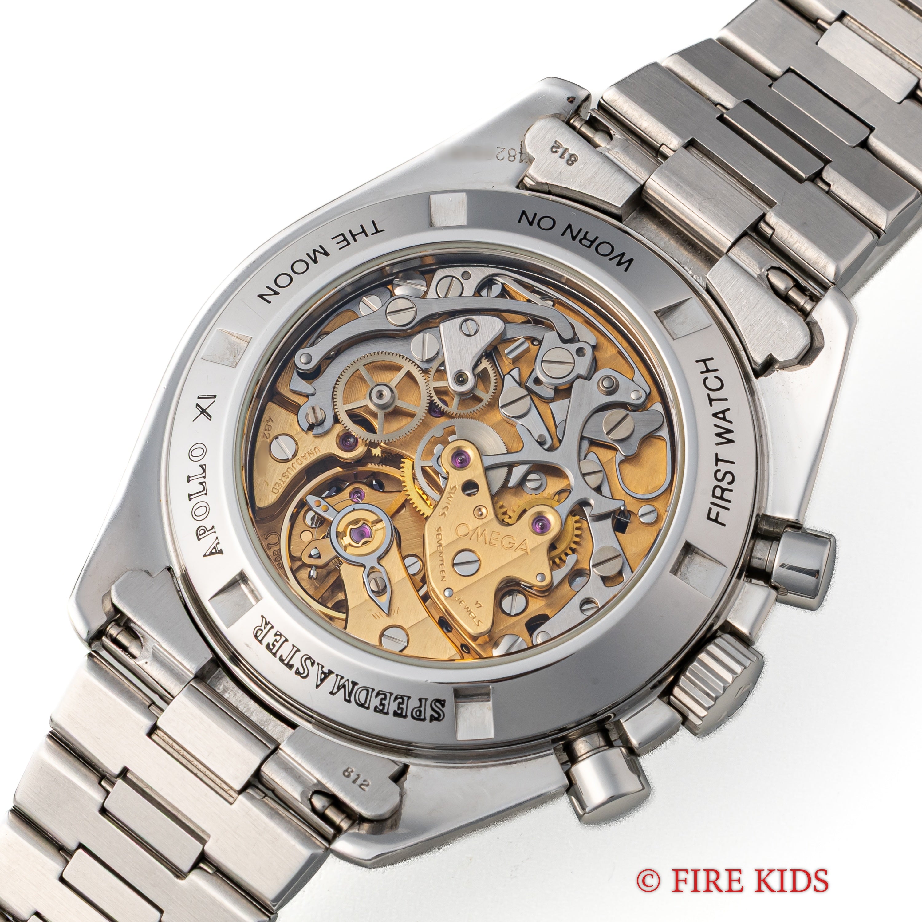 オメガ スピードマスター プロフェッショナル 1993年製 裏スケルトン Ref.345.0808 純正ブレス