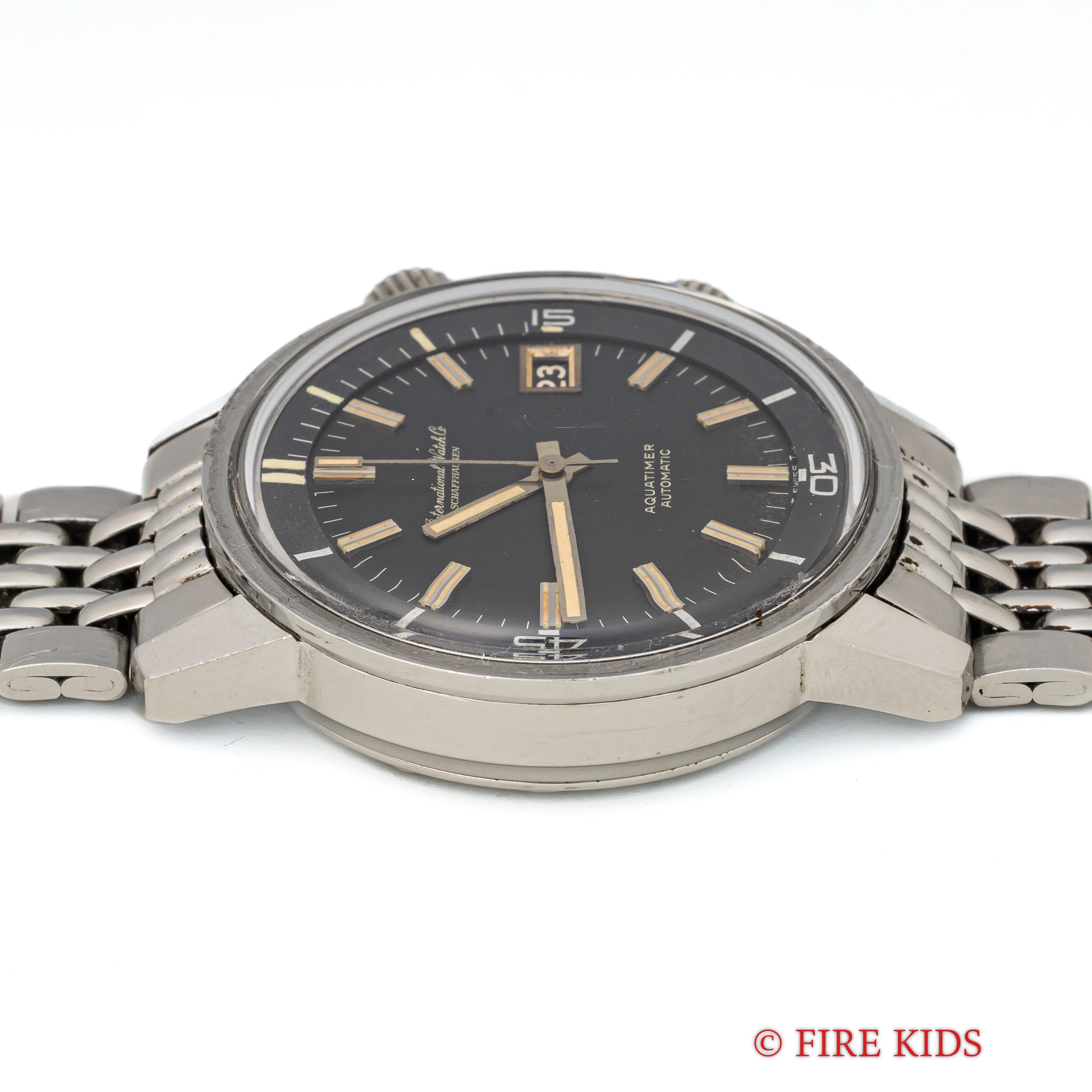 IWC アクアタイマー ファーストモデル 1969年製 ブラックダイヤル Ref.812 Cal.8541 GFライスブレス