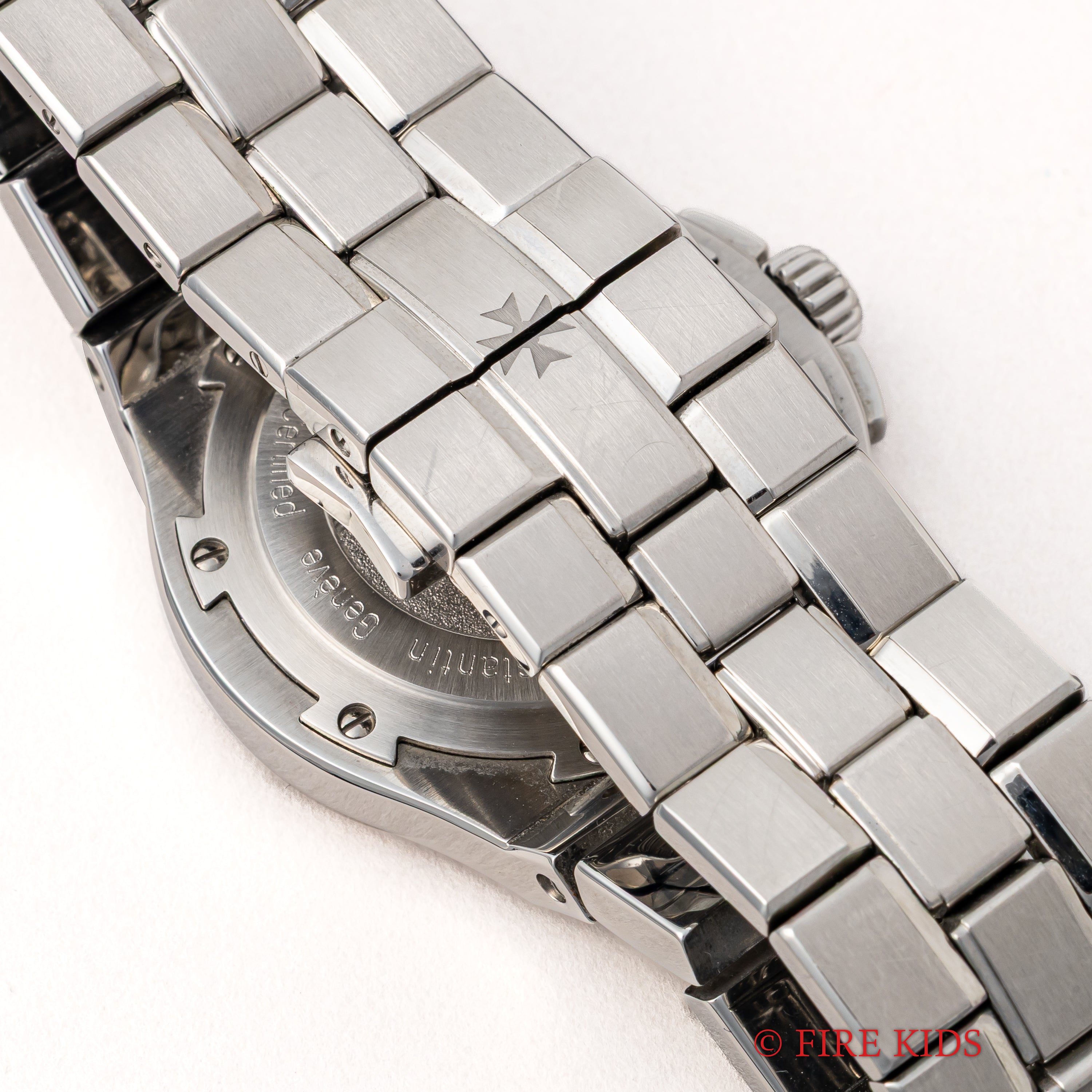 ヴァシュロン・コンスタンタン オーヴァーシーズ 37mm 1999年製 箱、クロノメーター証明書、修理明細付き