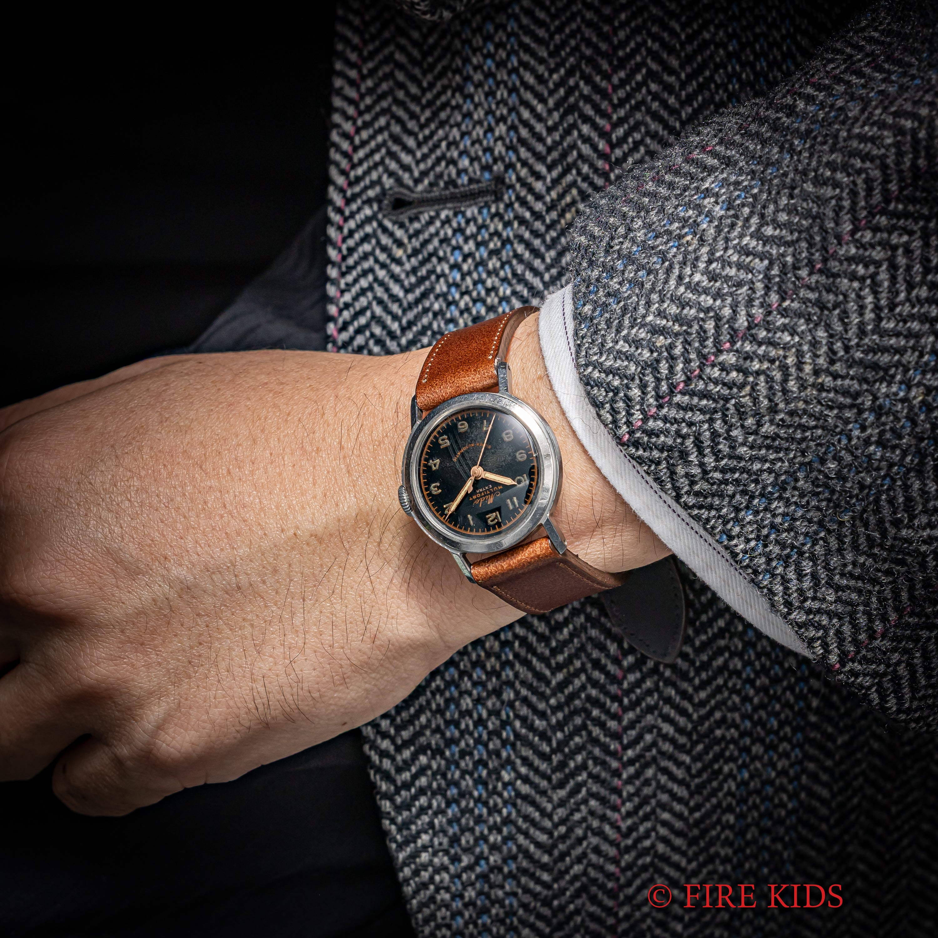 ミドー マルチフォート エクストラ 1940年代製 スーパーオートマチック バンパー式自動巻