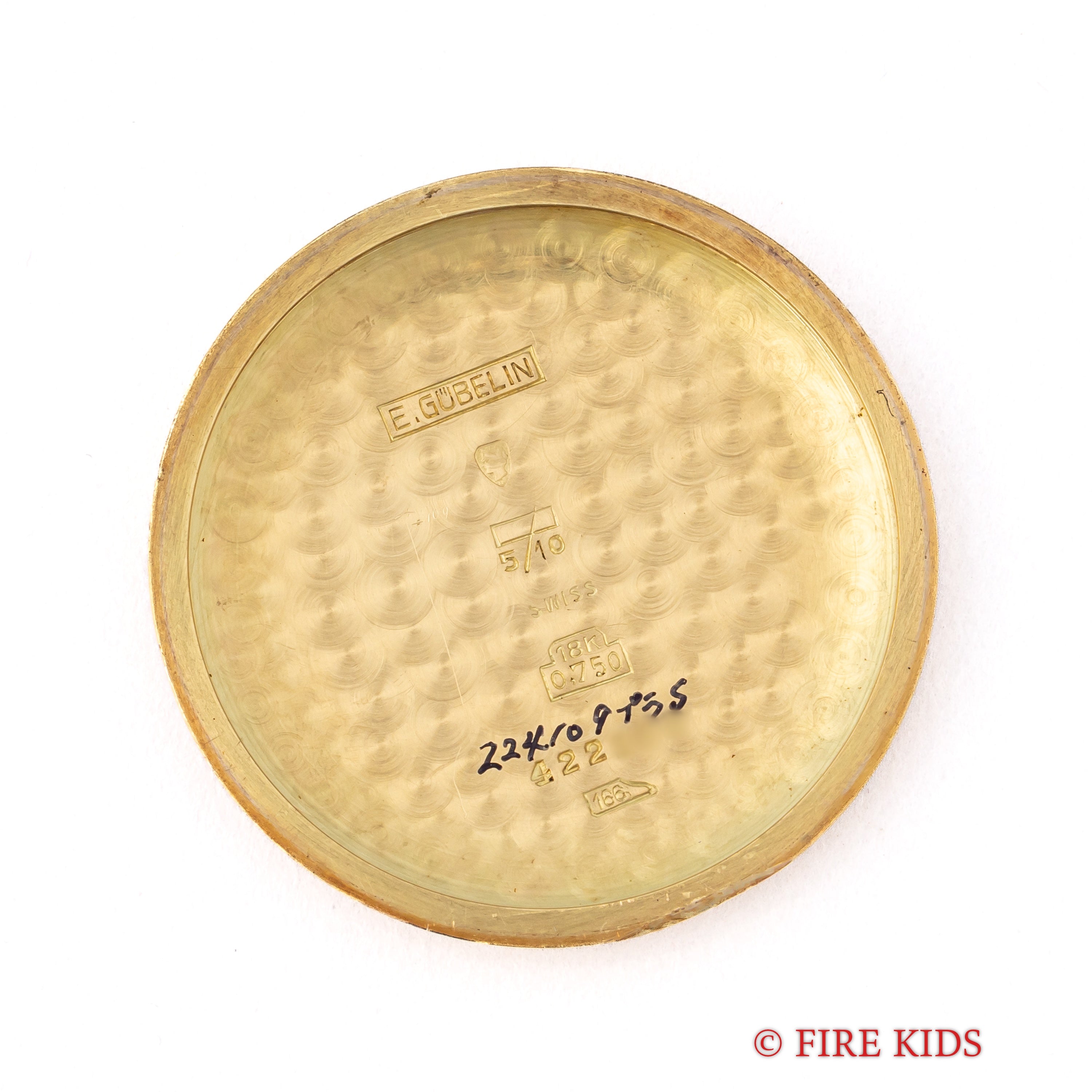 ギュブラン 1950年代製 18金イエローゴールド 手巻き ラウンドケース