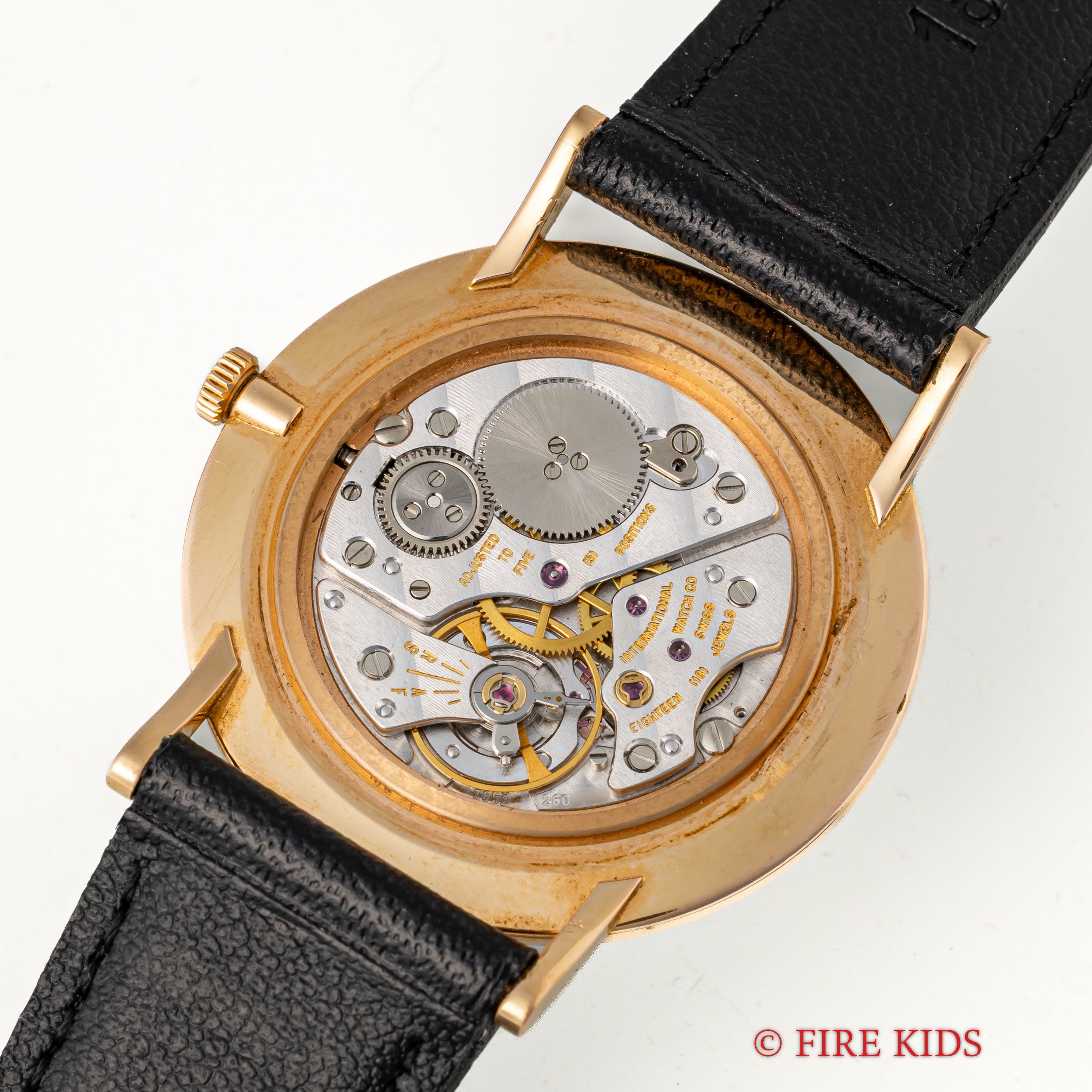 IWC 18金無垢ピンクゴールド ポートフィノ ラウンドケース Ref.2010 1994年製 手巻き Cal.1852