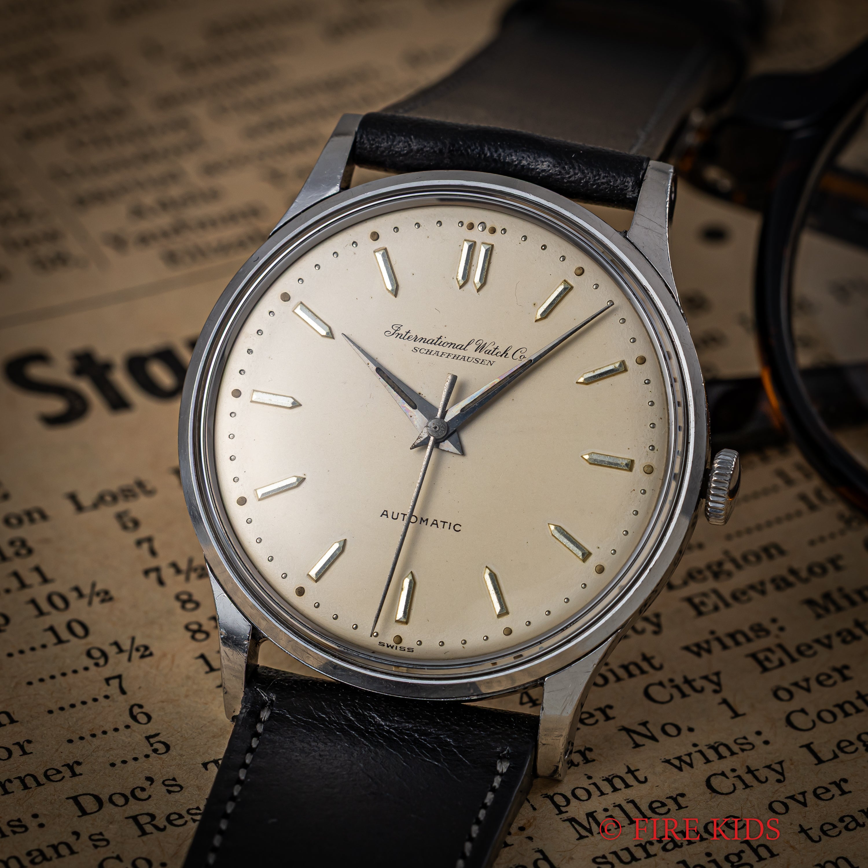 IWC ラウンドケース 1963年製 ペラトン式自動巻き Cal.853 ノンデイト