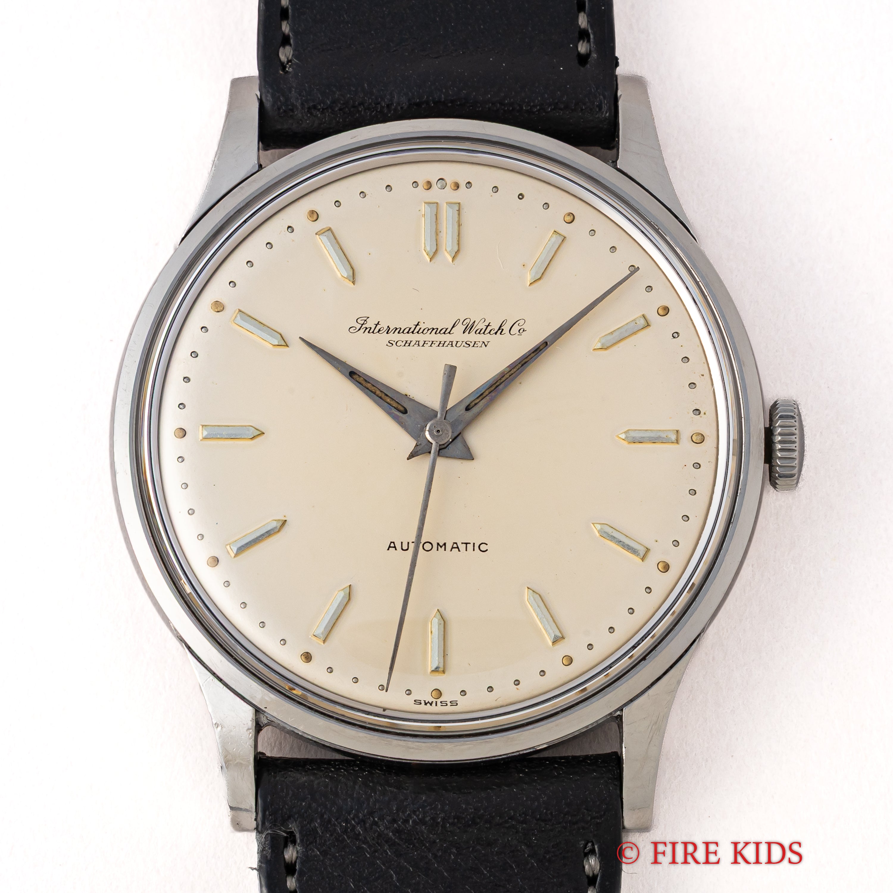 IWC ラウンドケース 1963年製 ペラトン式自動巻き Cal.853 ノンデイト