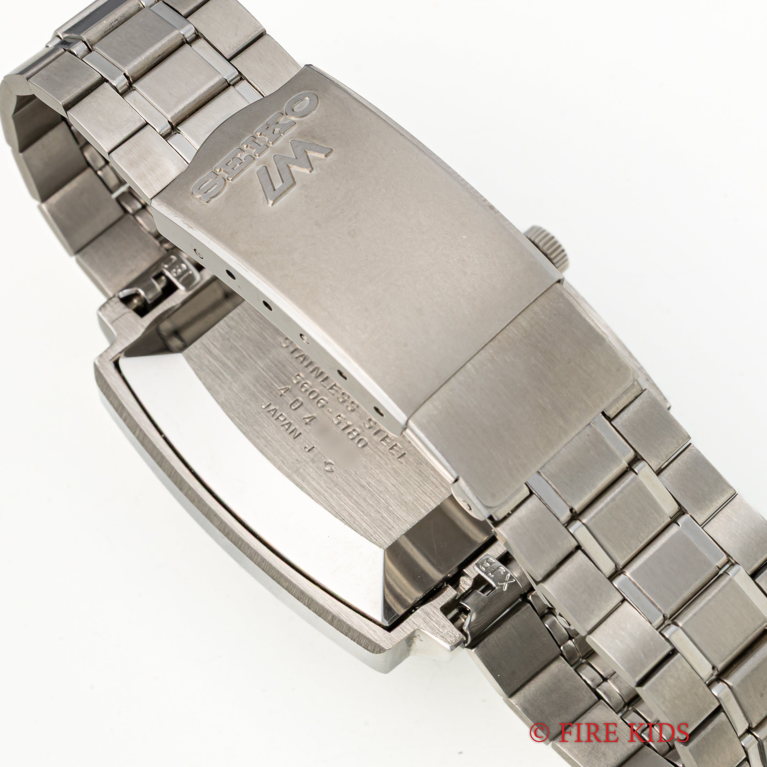 セイコー LM Ref.5606-5180 純正ブレス付き 1974年製 タグ、説明書付き