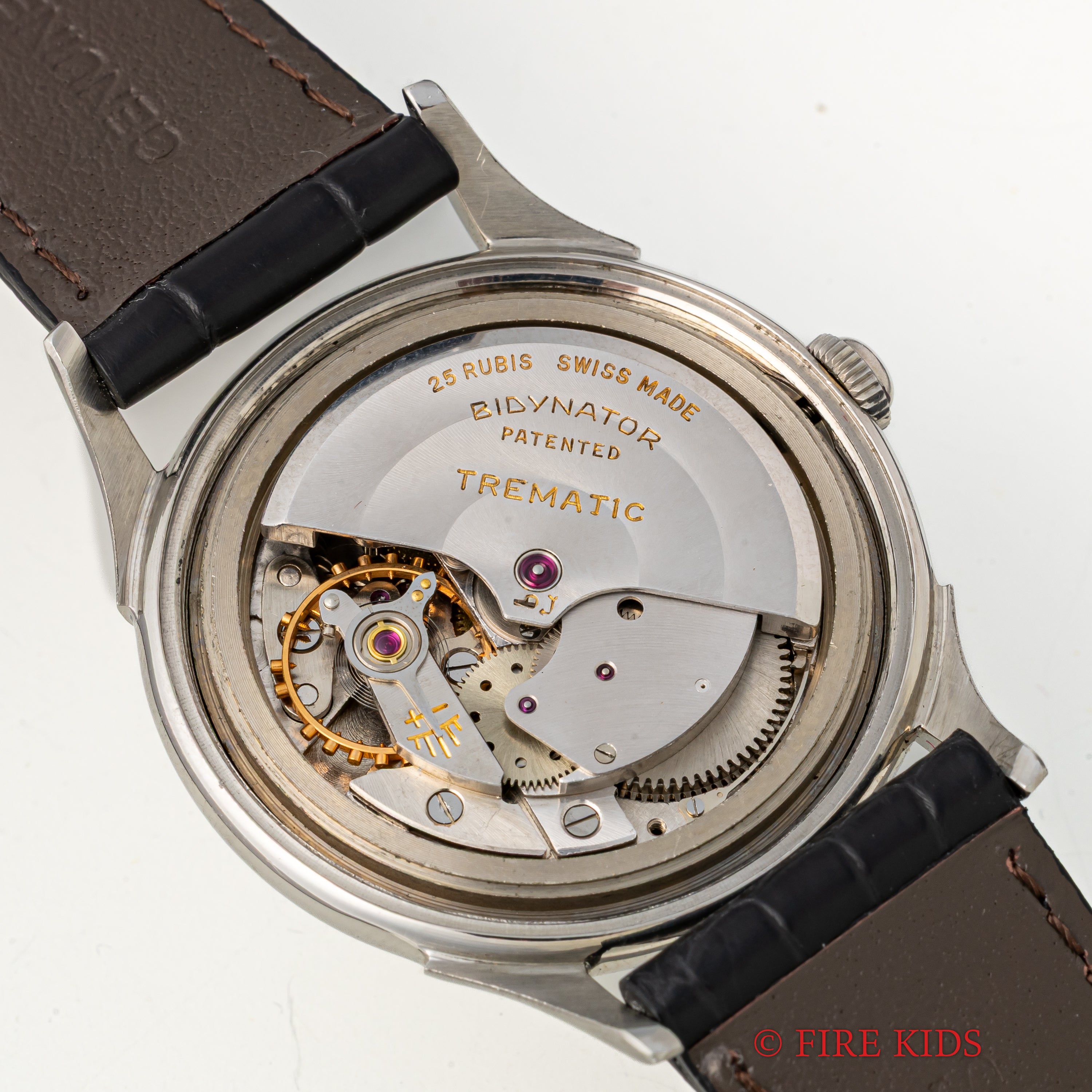 トレマチック ビディネーター 1950年代製 全回転自動巻き 飛びアラビア フェルサ Cal.498