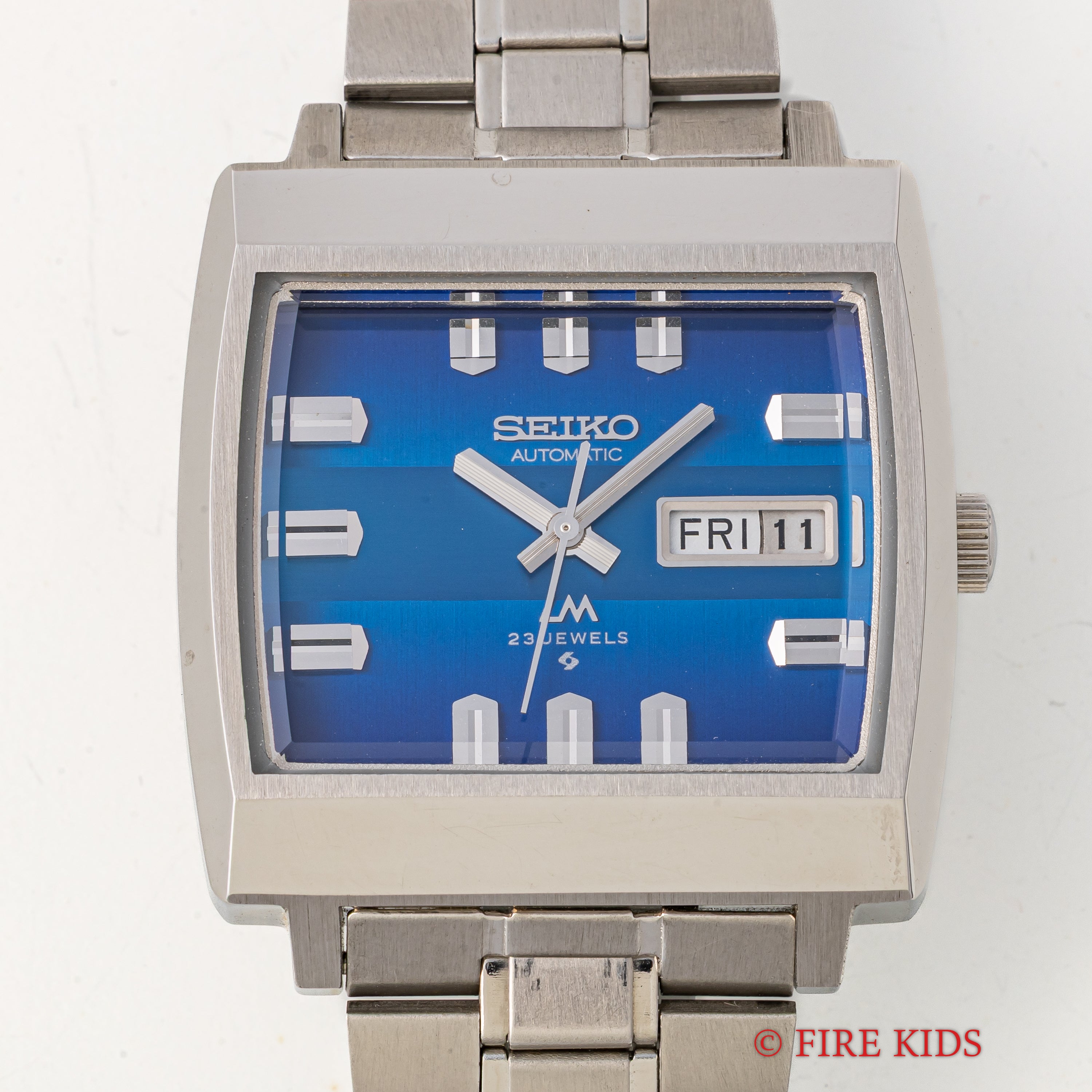 セイコー LM Ref.5606-5180 純正ブレス付き 1974年製 タグ、説明書付き