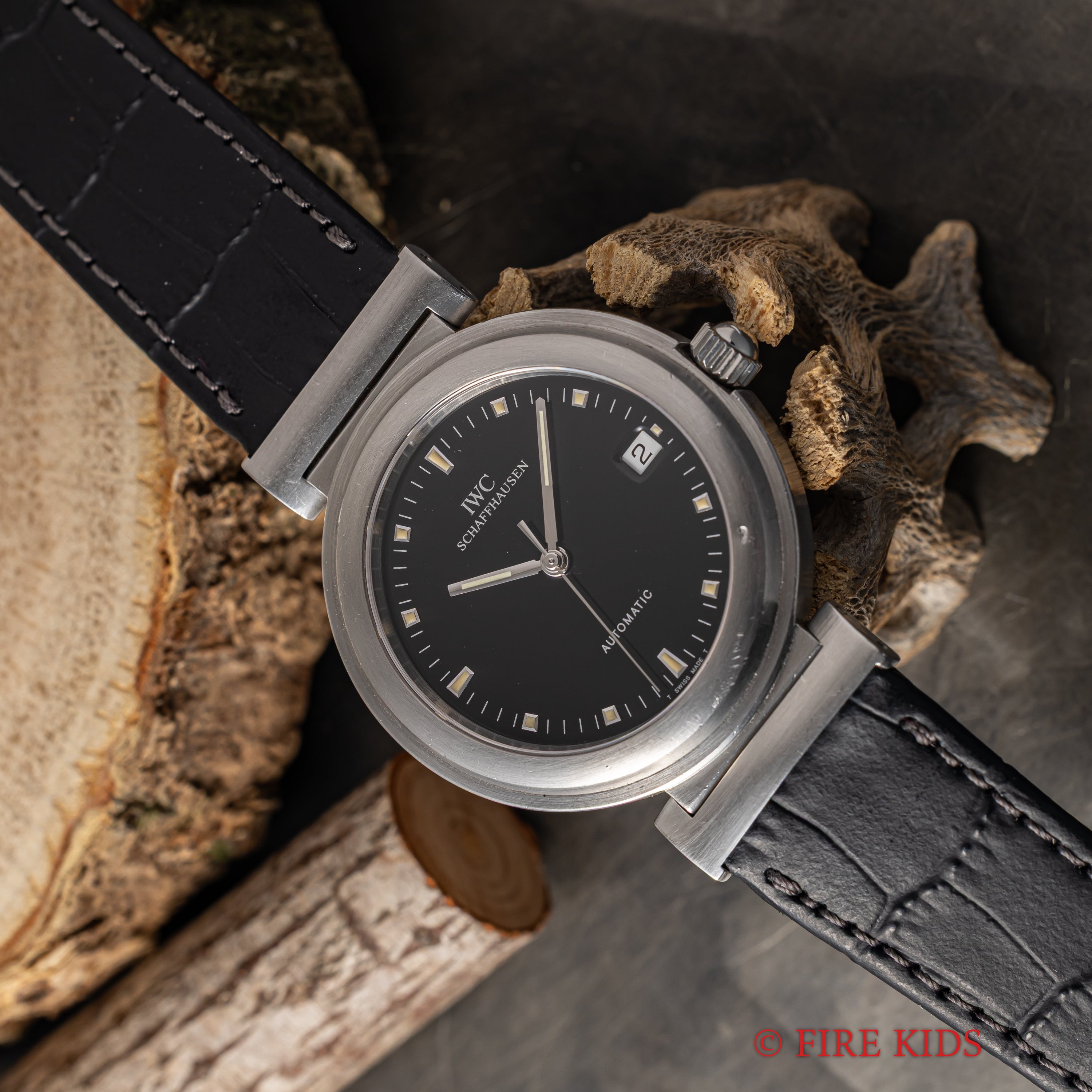 IWC ダ・ヴィンチ ブラックダイヤル トリチウム夜光 オートマチック 1998年製 箱・冊子付き