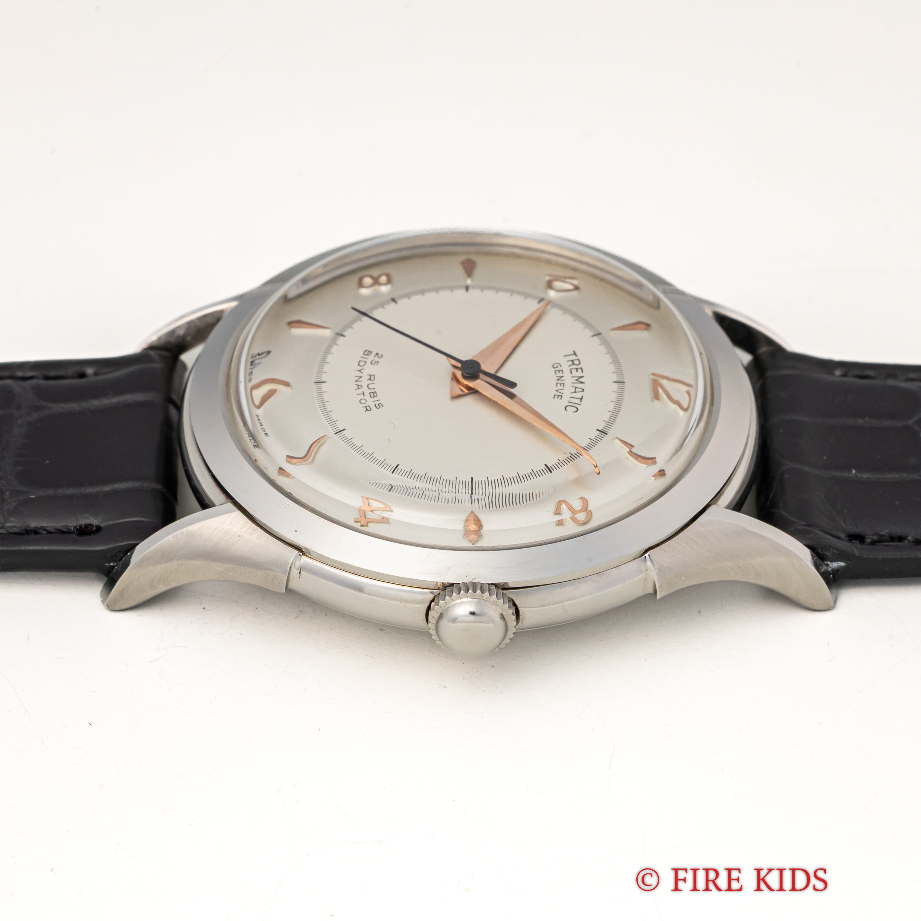 トレマチック ビディネーター 1950年代製 全回転自動巻き 飛びアラビア フェルサ Cal.498