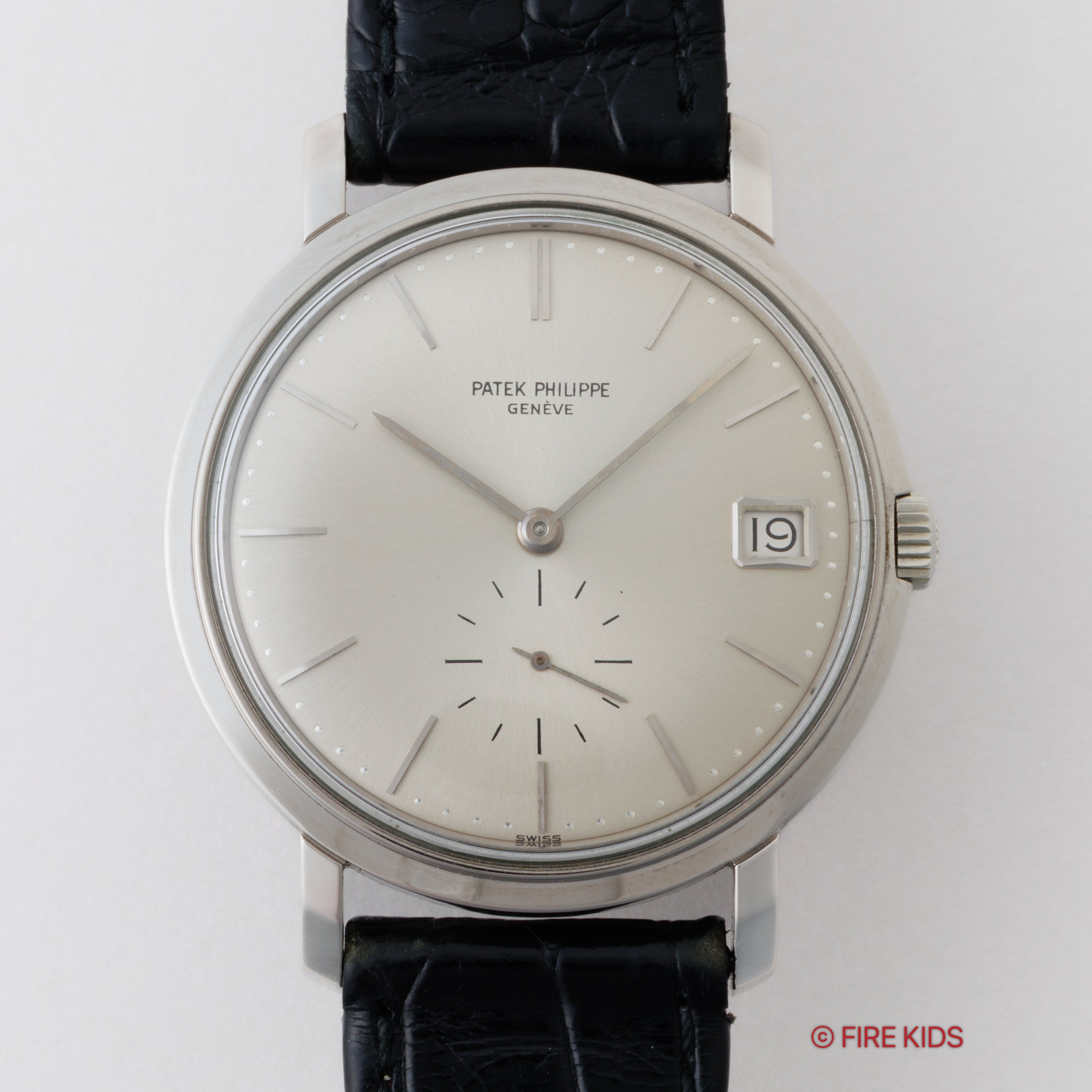 パテックフィリップ カラトラバ 1965年製 Ref.3445 Cal.27-460M 自動巻 18金無垢ホワイトゴールド アーカイブ付き