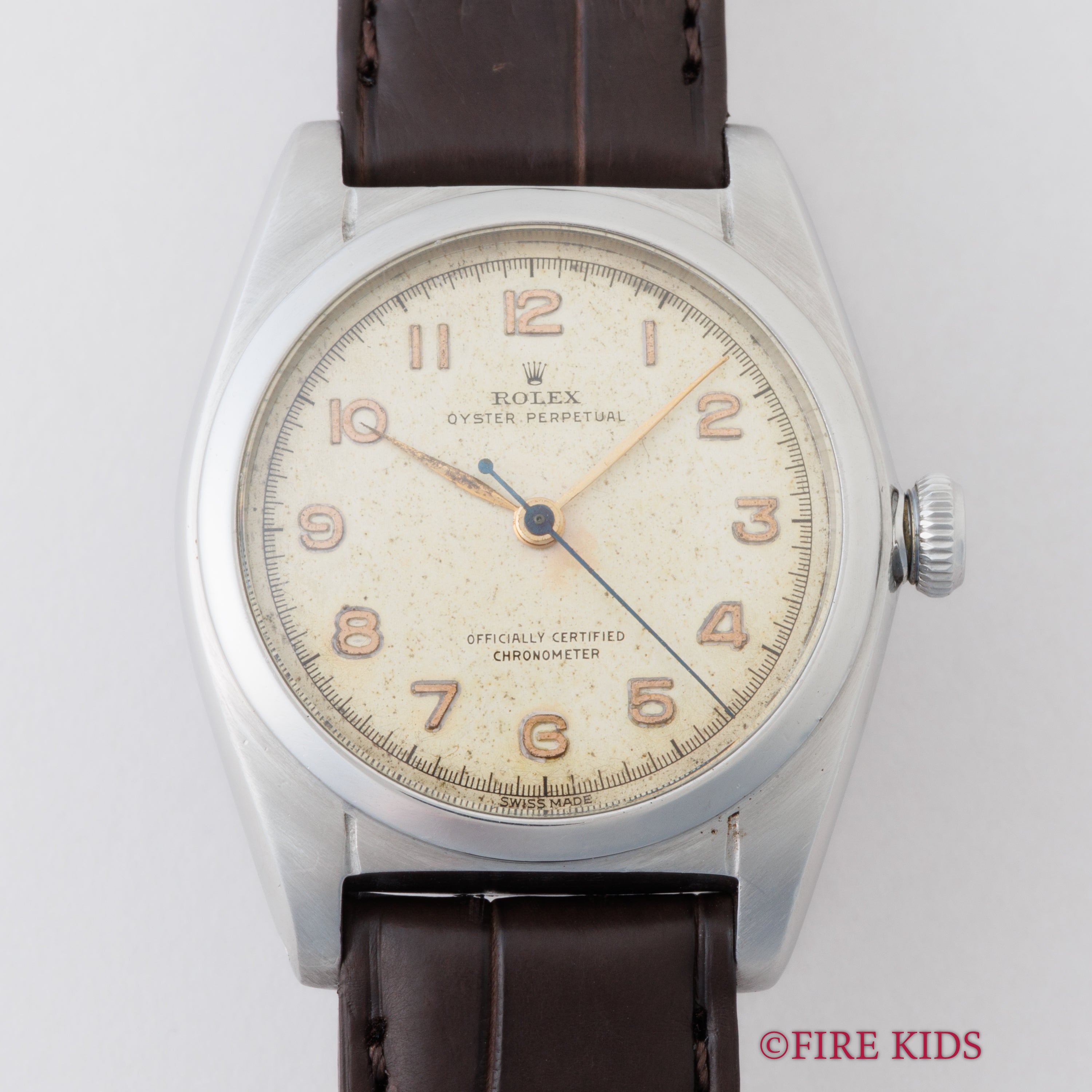 ロレックス バブルバック 全アラビアダイヤル Ref.5050 1948年製