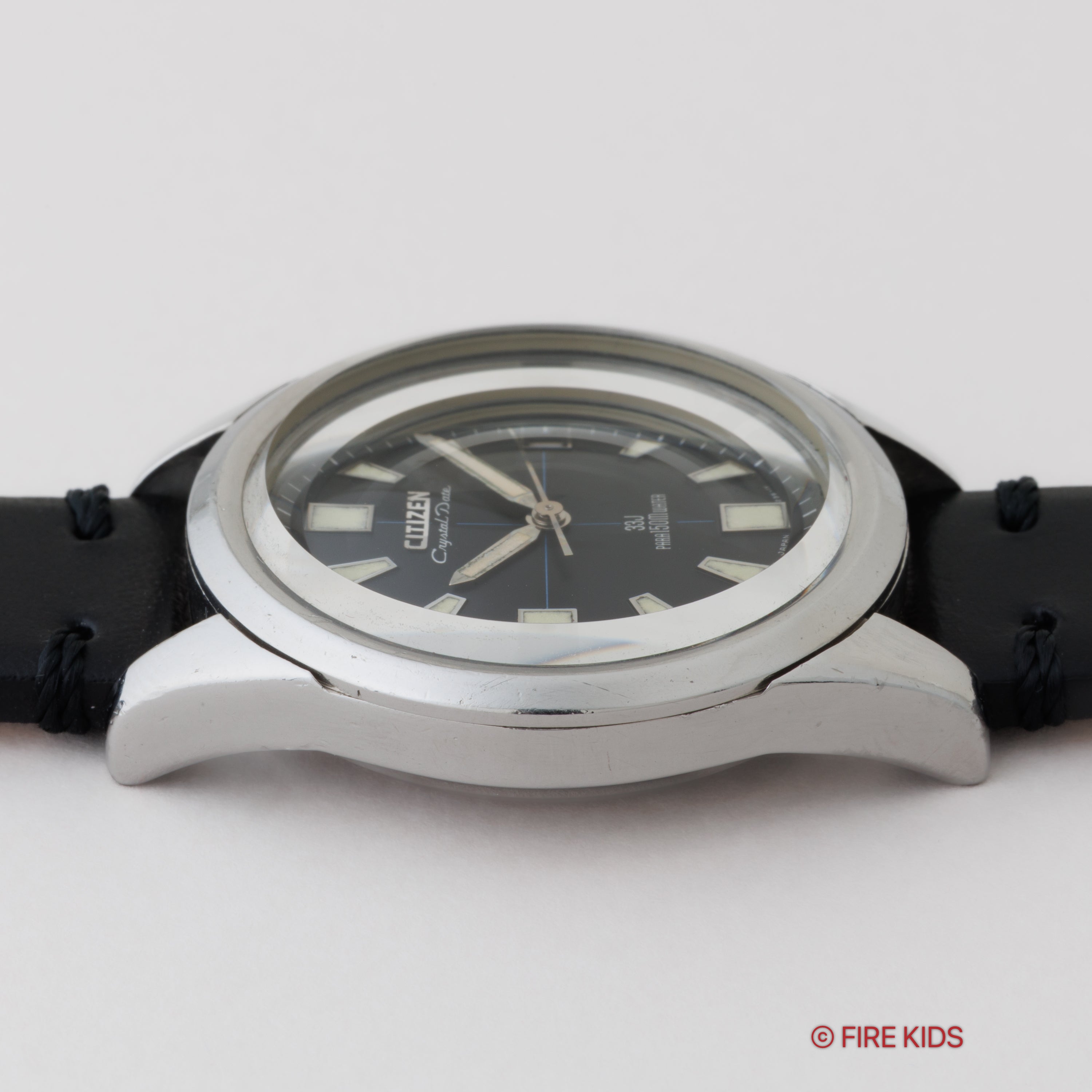 シチズン クリスタルデイト 150m防水 1967年製 Ref.52801-Y ブラックダイヤル