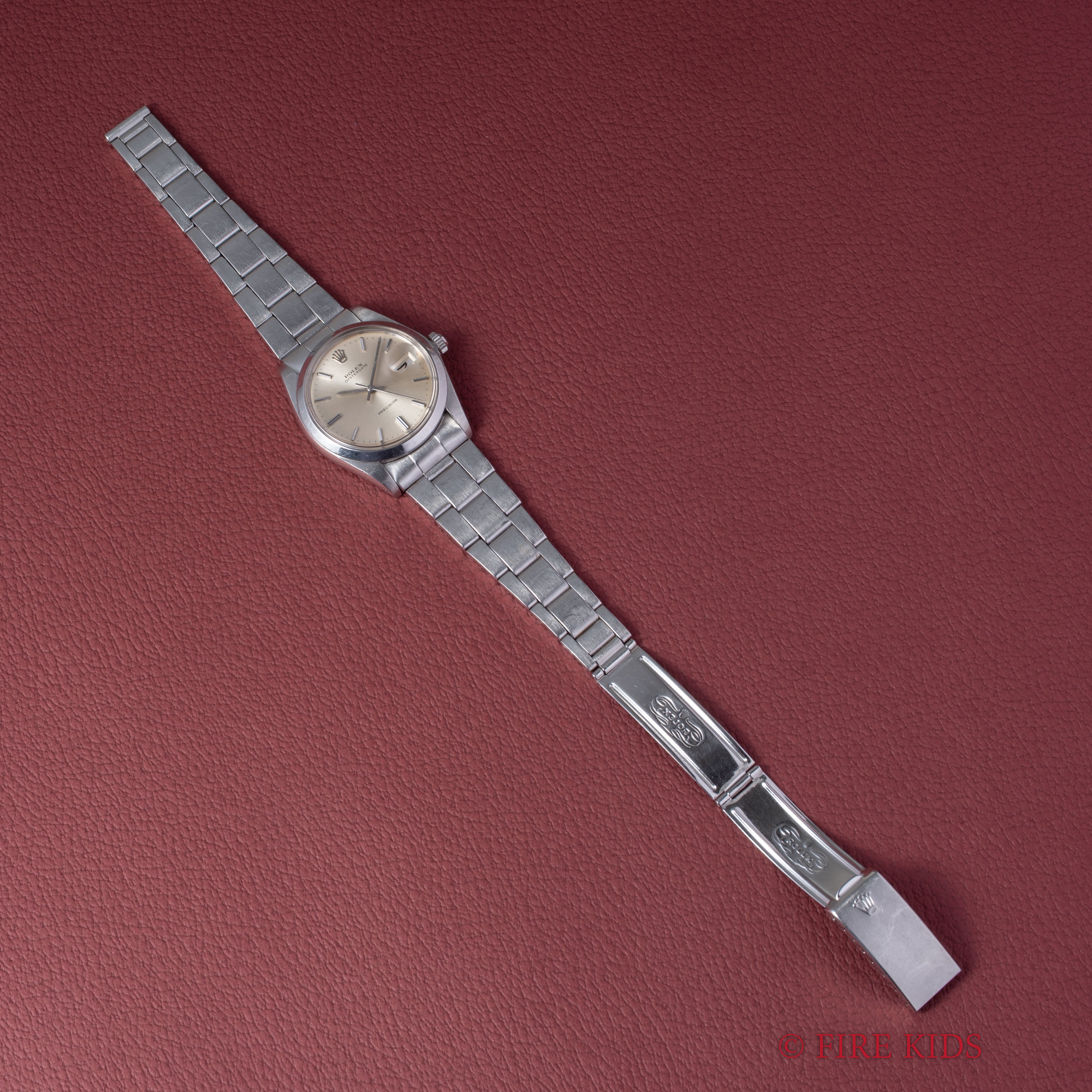 ロレックス オイスターデイト 1971年製 Ref.6694 シルバーダイヤル 手巻 純正巻きブレス