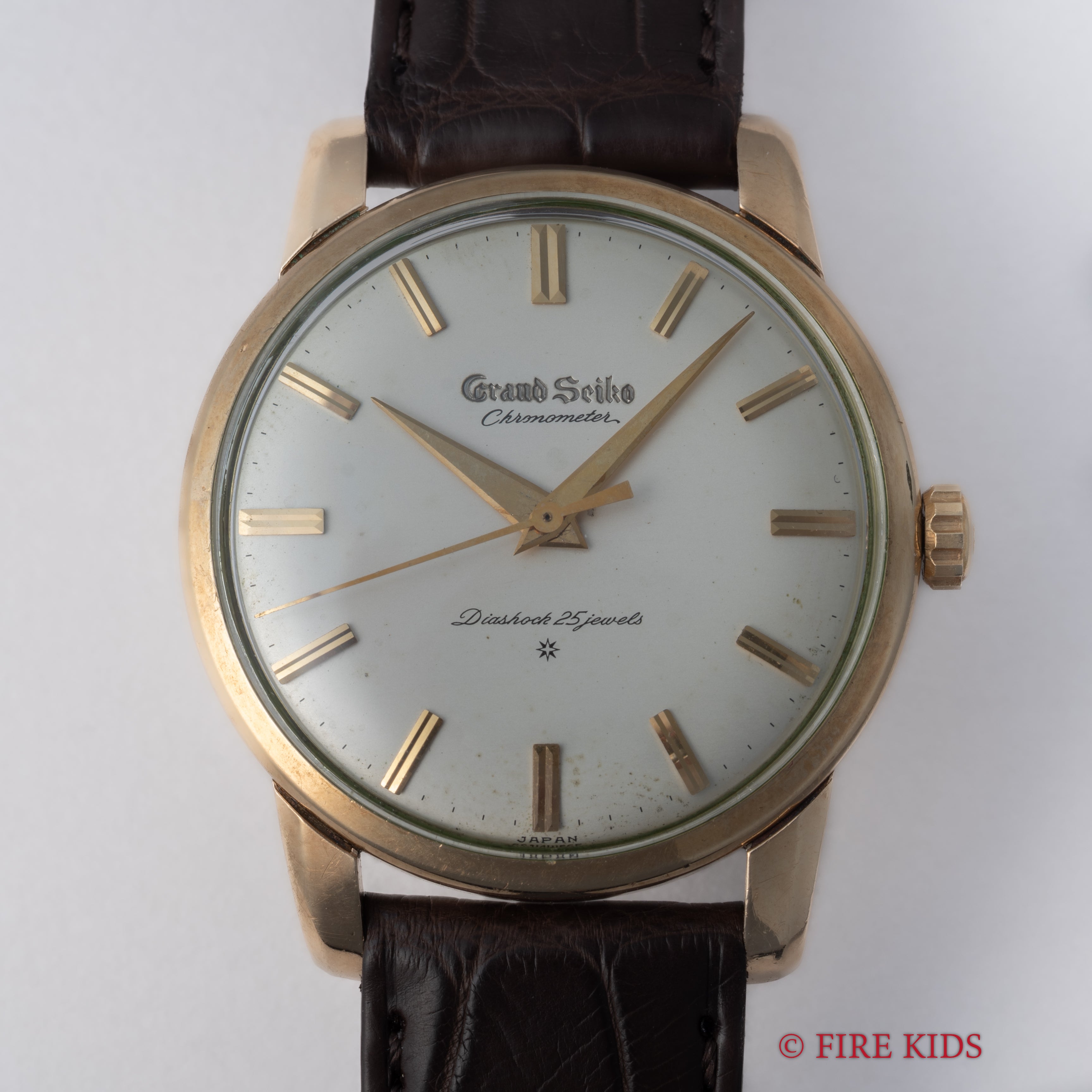 グランドセイコー ファーストモデル 1961年製 Ref.J14070GS 彫文字盤最終 平針