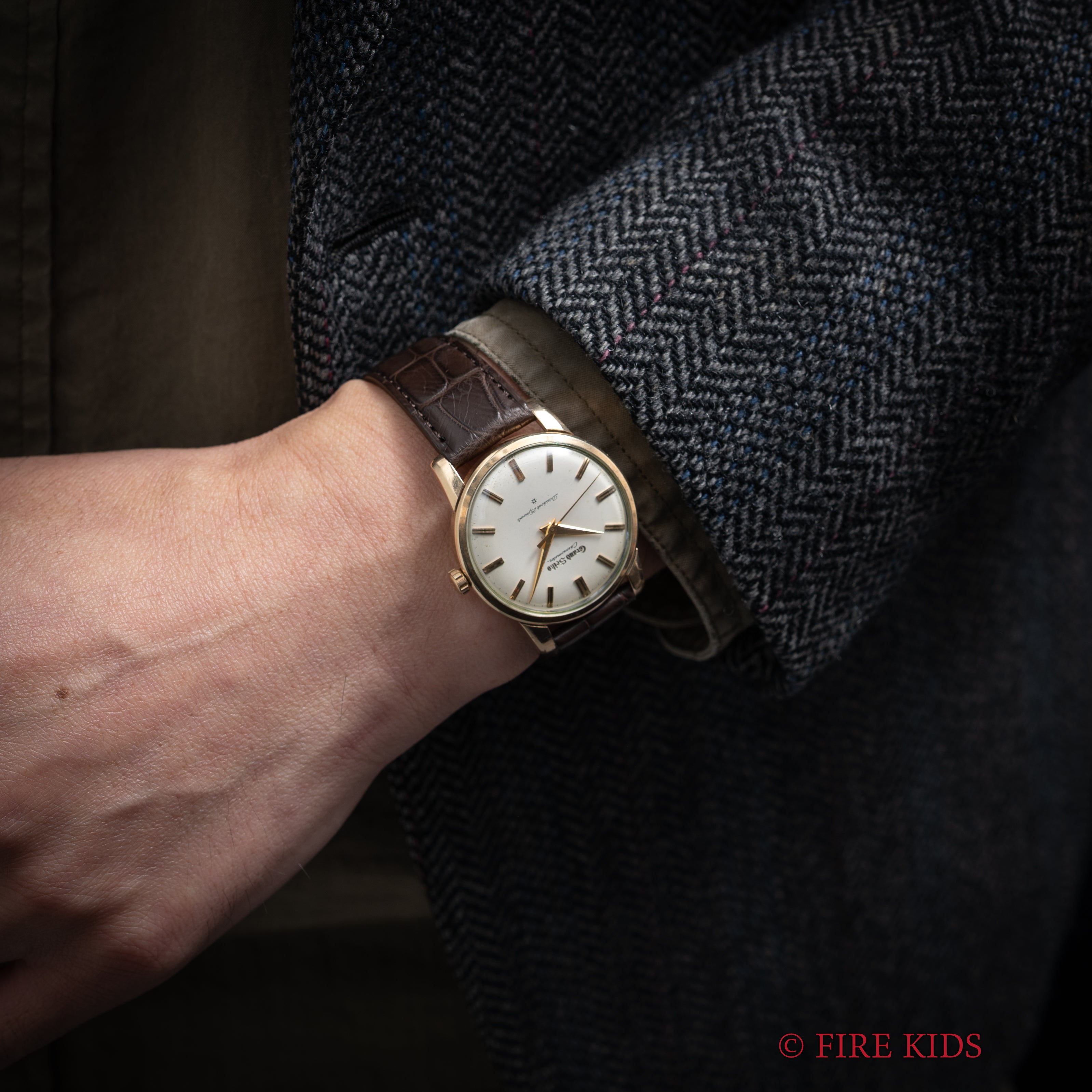 グランドセイコー ファーストモデル 1961年製 Ref.J14070GS 彫文字盤最終 平針