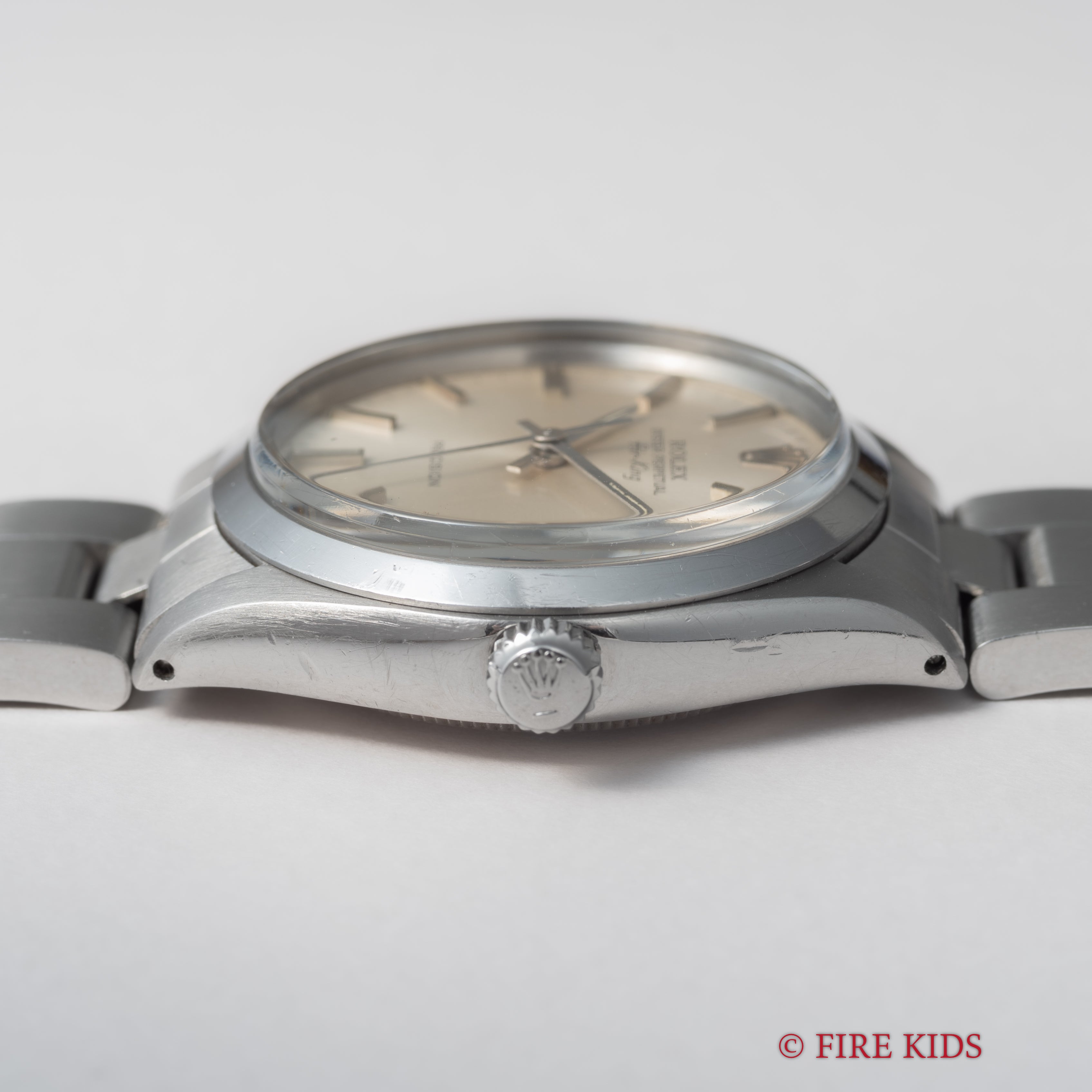 ロレックス エアキング 1982年製 シルバーダイヤル Ref.5500 自動巻ノンデイト