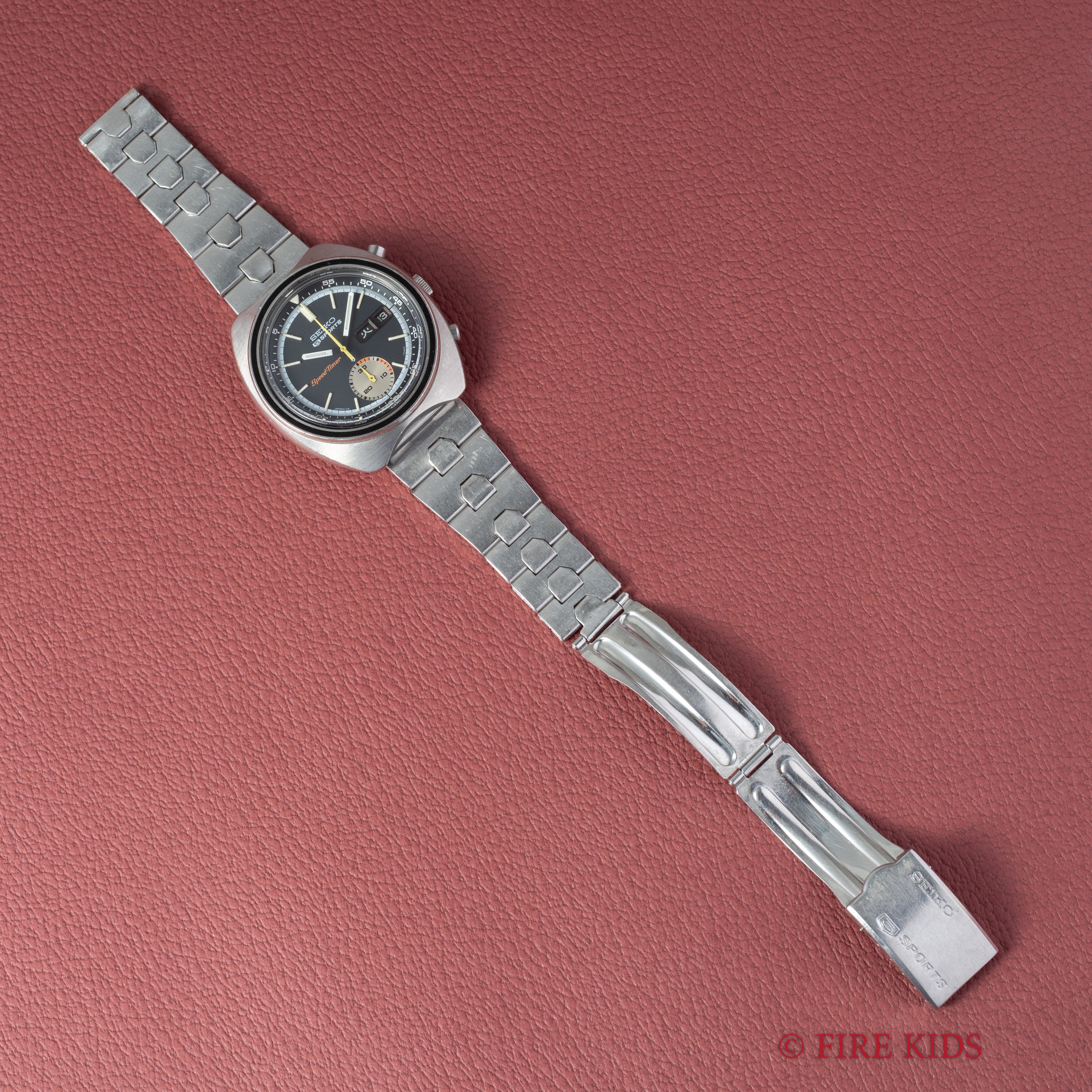 セイコー スピードタイマー 5スポーツ Ref.6139-7020 1971年製 純正ブレス付き Cal.6139A 自動巻きクロノグラフ