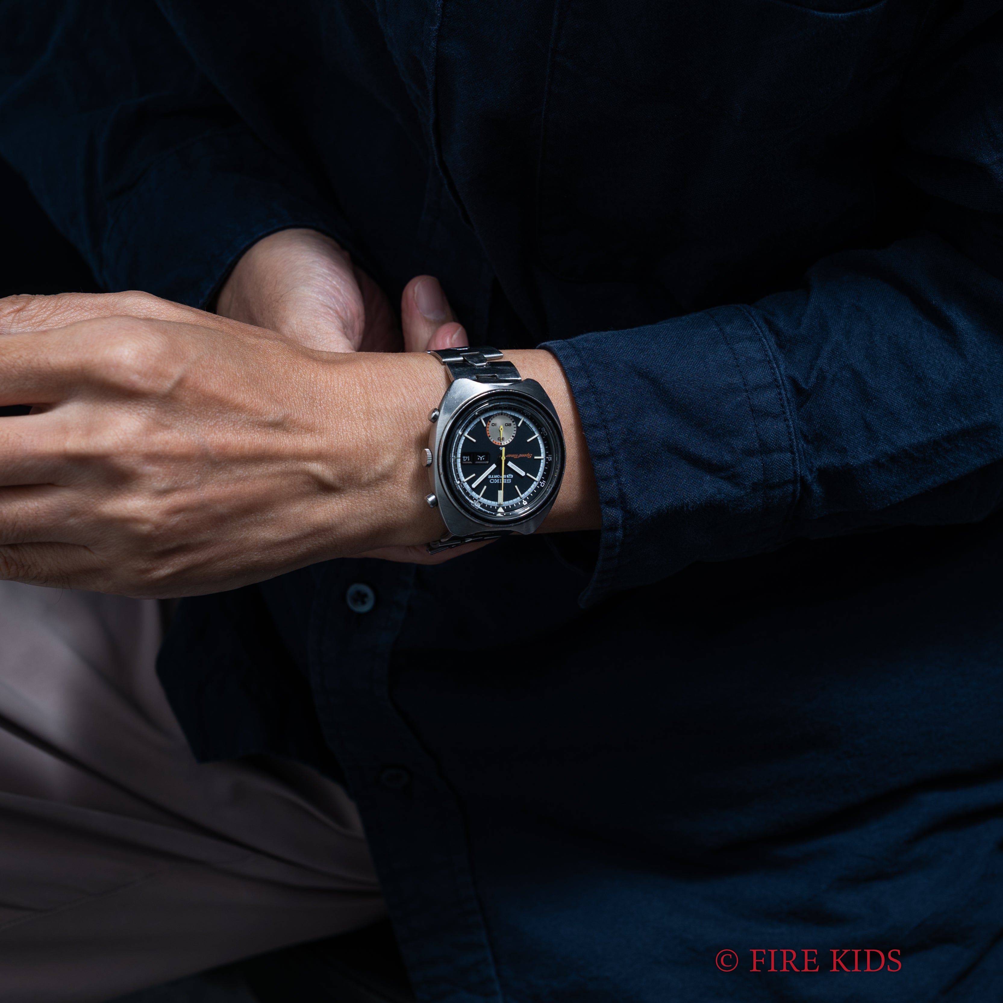 セイコー スピードタイマー 5スポーツ Ref.6139-7020 1971年製 純正ブレス付き Cal.6139A 自動巻きクロノグラフ