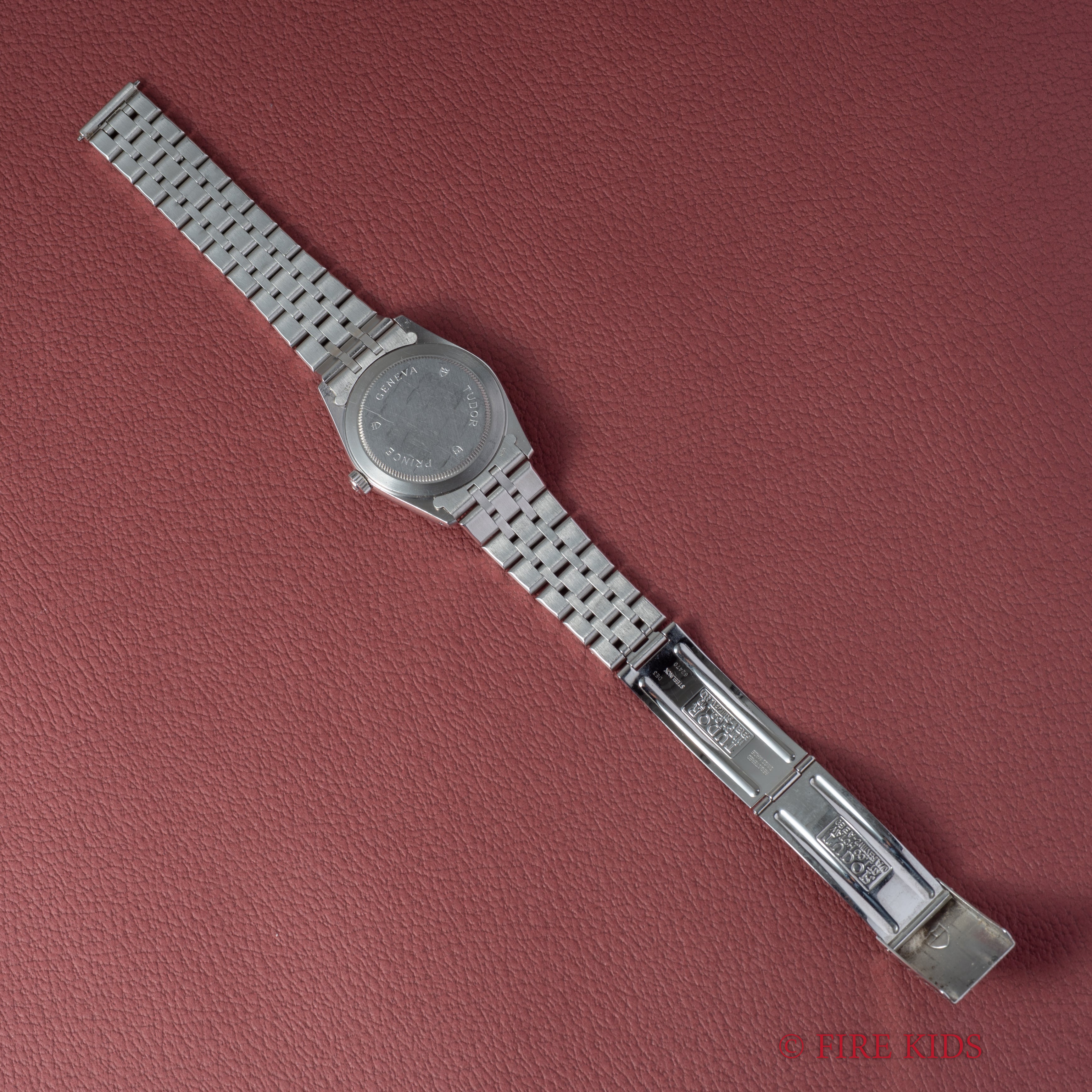 チューダー プリンスデイト 2002年製 Ref.74034 ブラックローマンダイヤル 自動巻 WGベゼル 純正ブレス