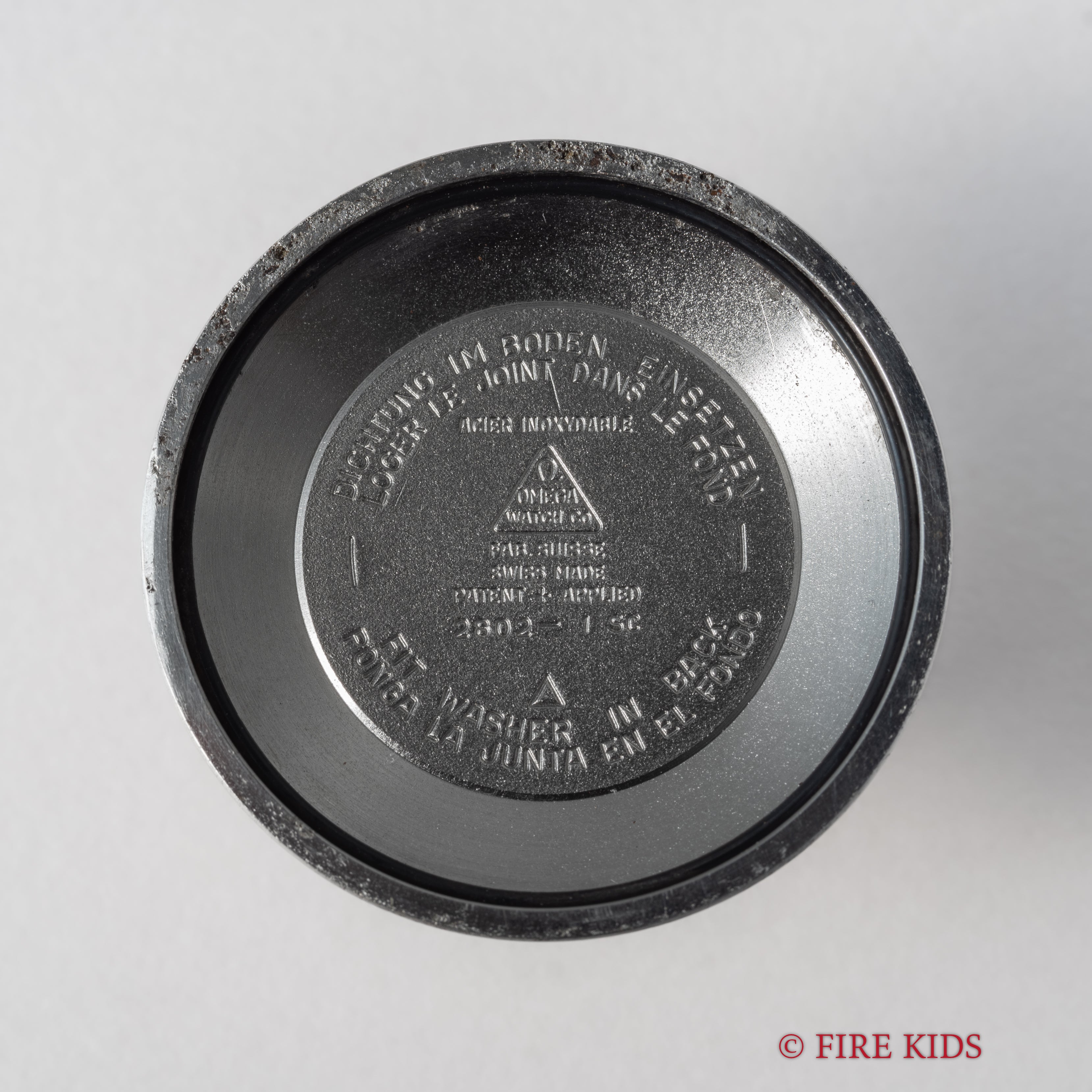 オメガ ラウンドケース ギョーシェダイヤル 1954年製 全回転自動巻 Cal.471