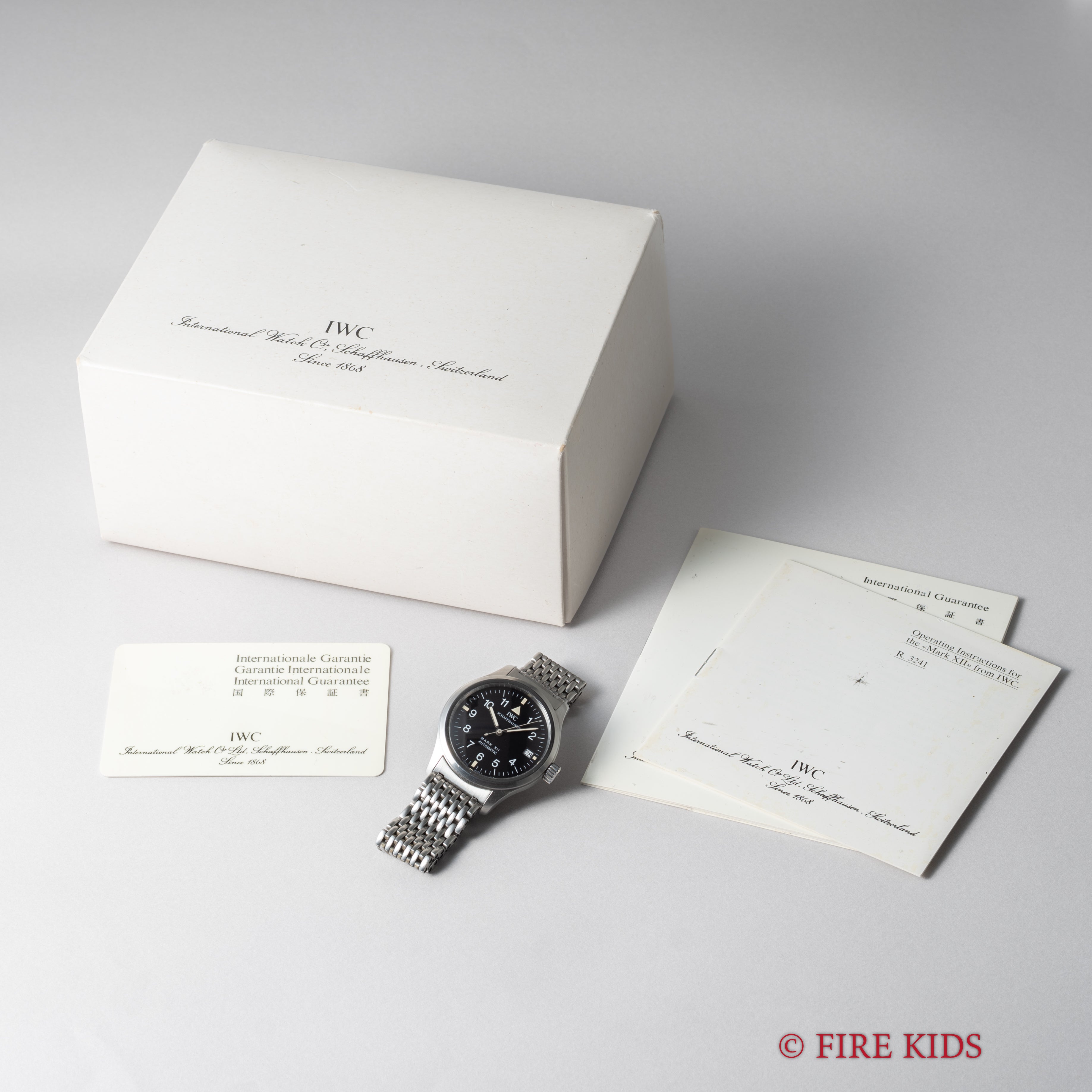 IWC マーク12 1995年製 Cal.884/2 Ref.3241 自動巻き 純正ブレス ギャランティカード付き