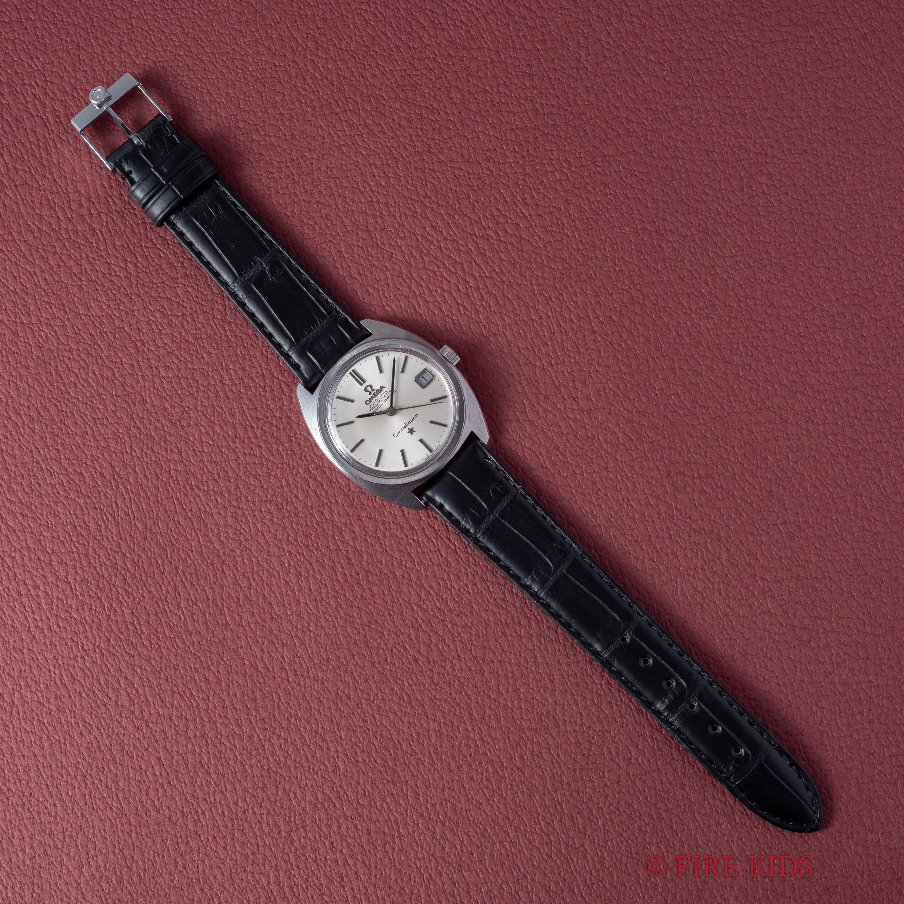 オメガ コンステレーション 1971年製 Ref.168.017 ジェンタ クロノメーター Cal.564 自動巻き 箱、純正尾錠付き