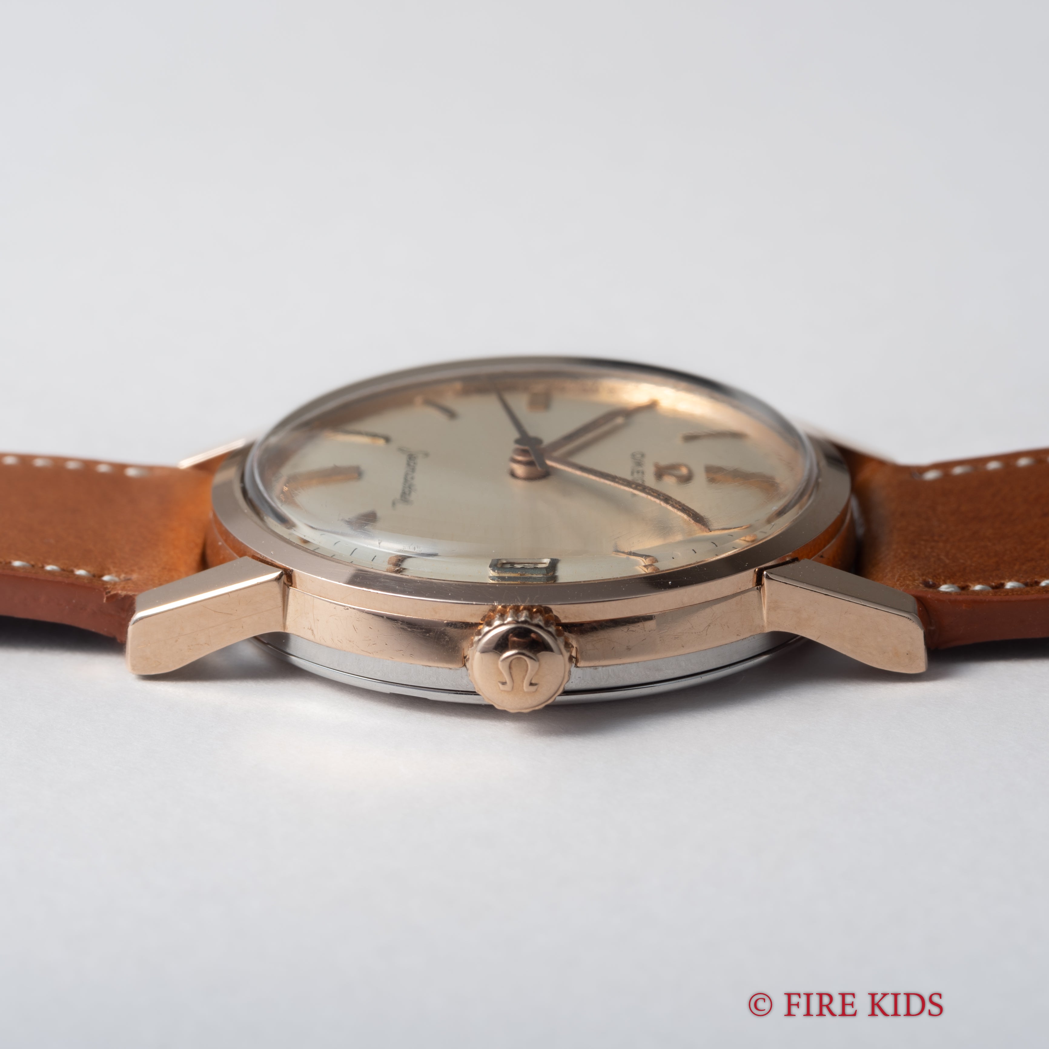 オメガ シーマスター PGFケース Ref.14384 61SC 1961年製 Cal.610 手巻き 箱、純正尾錠、純正革ベルト付き