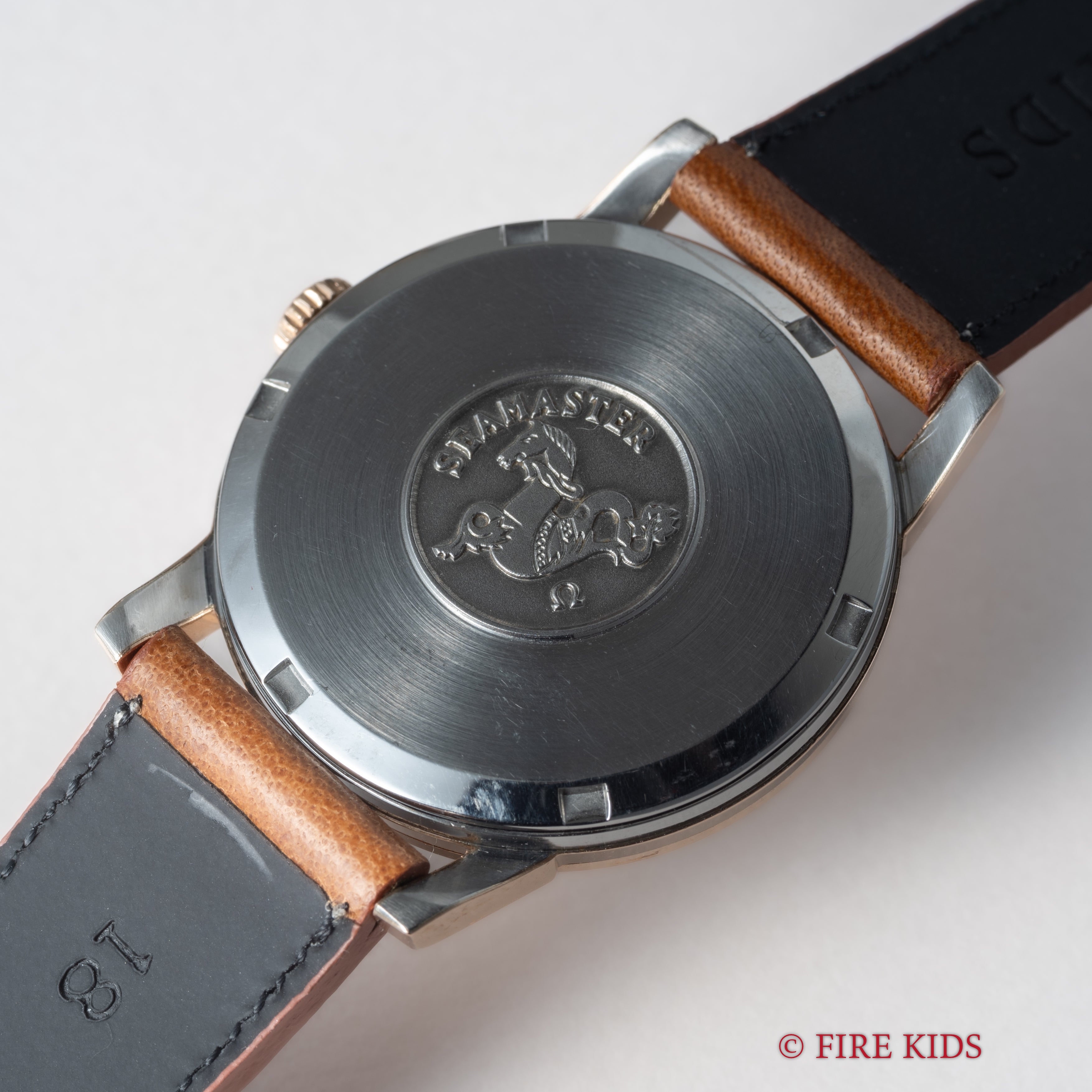 オメガ シーマスター PGFケース Ref.14384 61SC 1961年製 Cal.610 手巻き 箱、純正尾錠、純正革ベルト付き