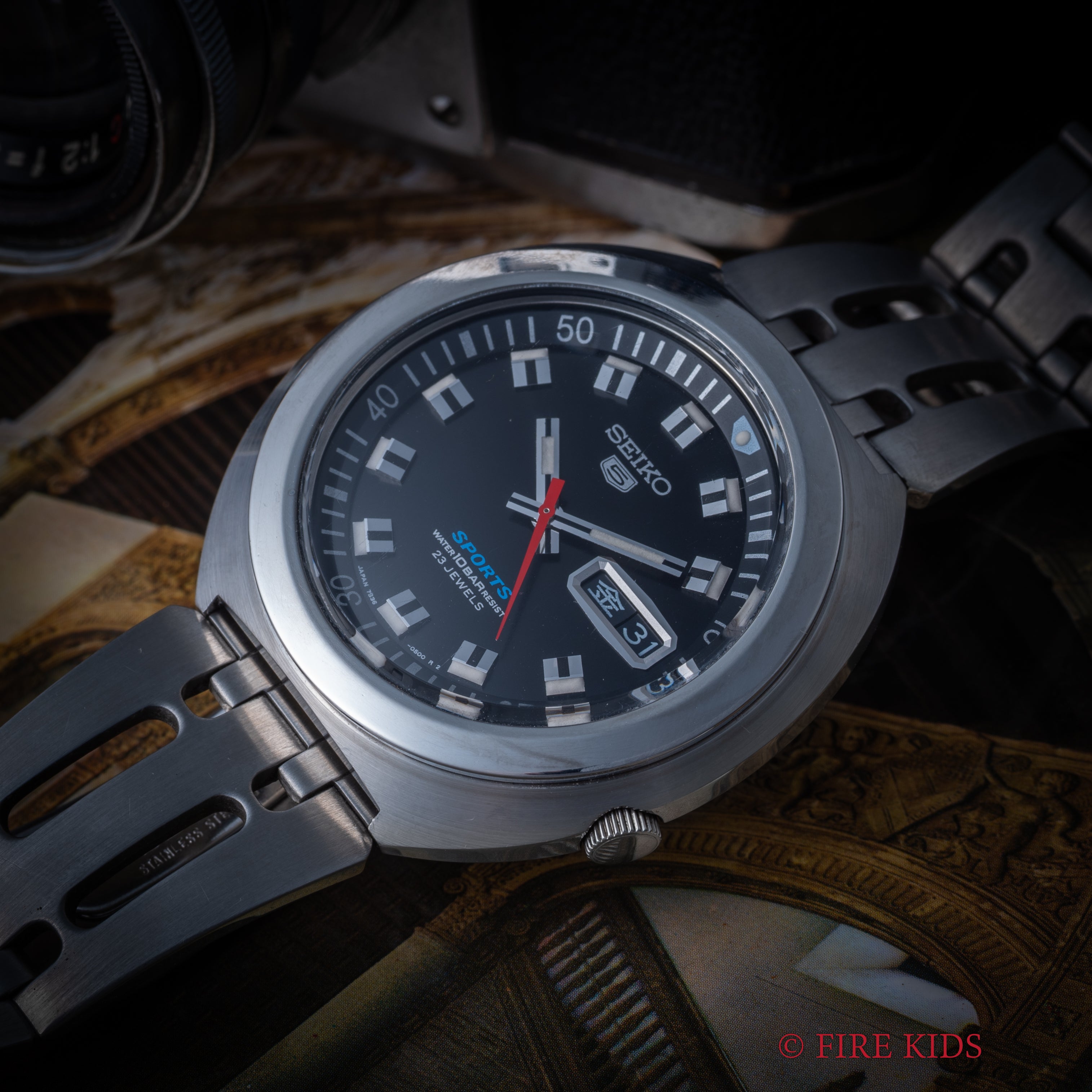 セイコー 5スポーツ 復刻モデル 1997年製 Ref.7S36-0060 Cal.7S36A 自動巻き