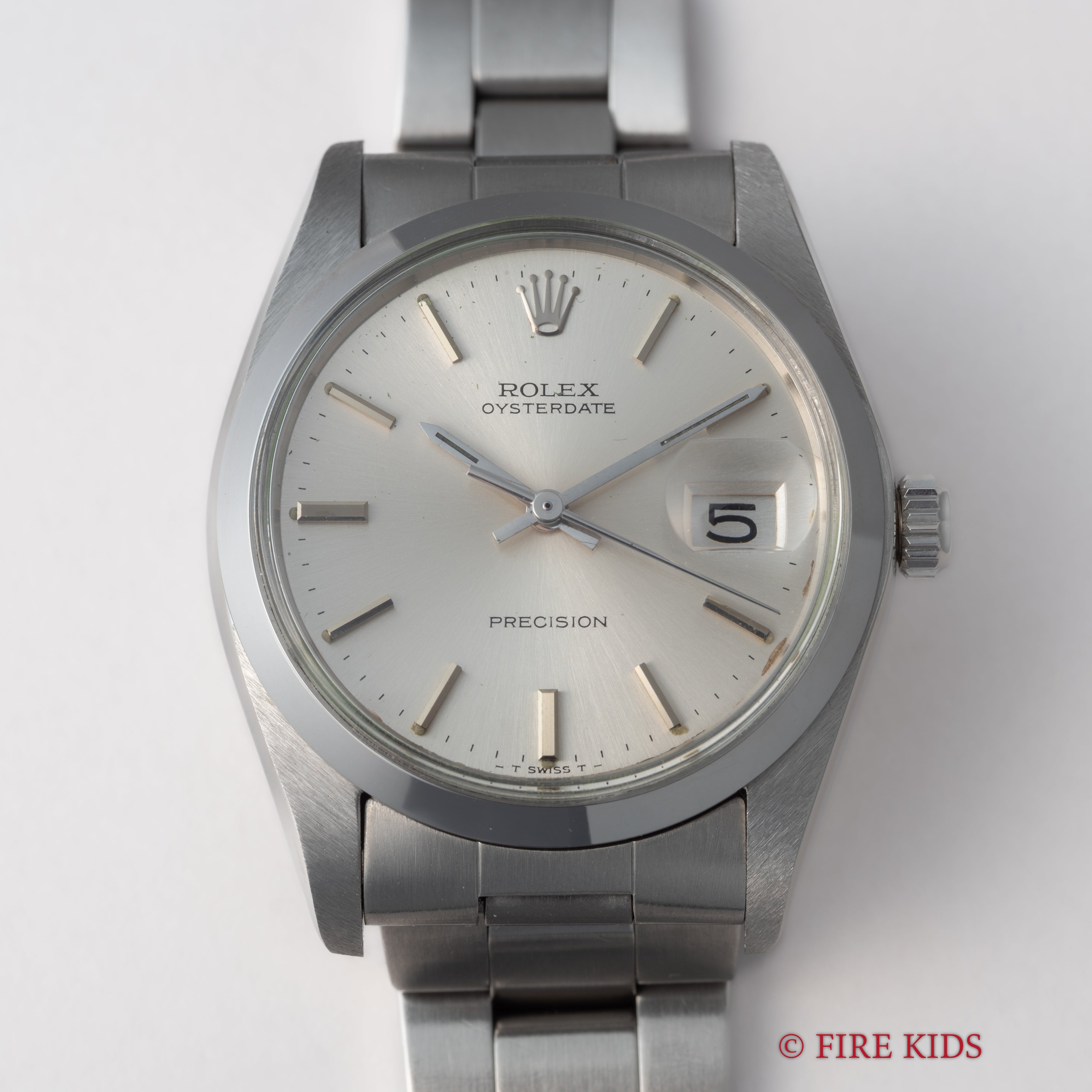 ロレックス オイスターデイト 1978年製 Ref.6694 手巻 シルバーダイヤル 純正オイスターブレス