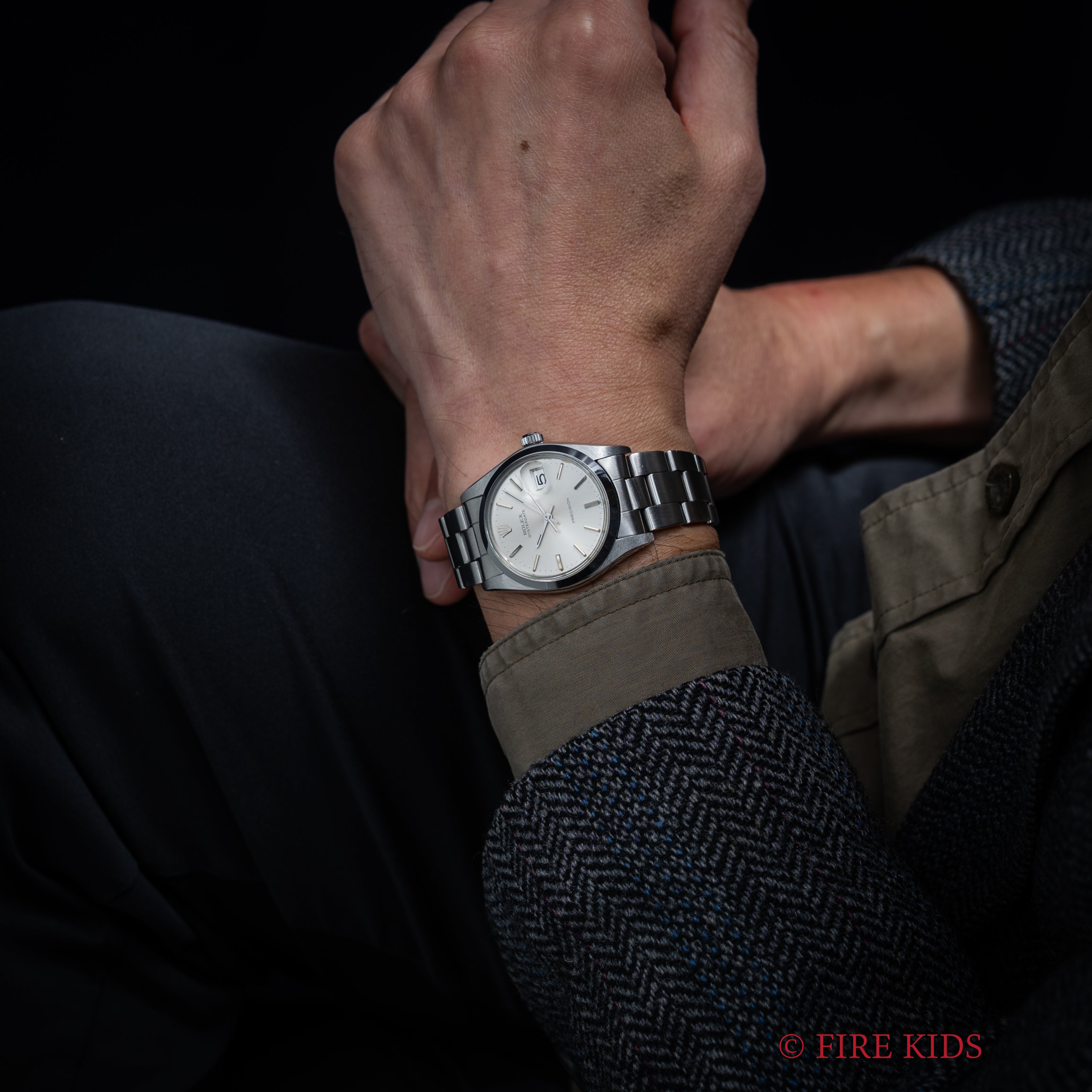 ロレックス オイスターデイト 1978年製 Ref.6694 手巻 シルバーダイヤル 純正オイスターブレス