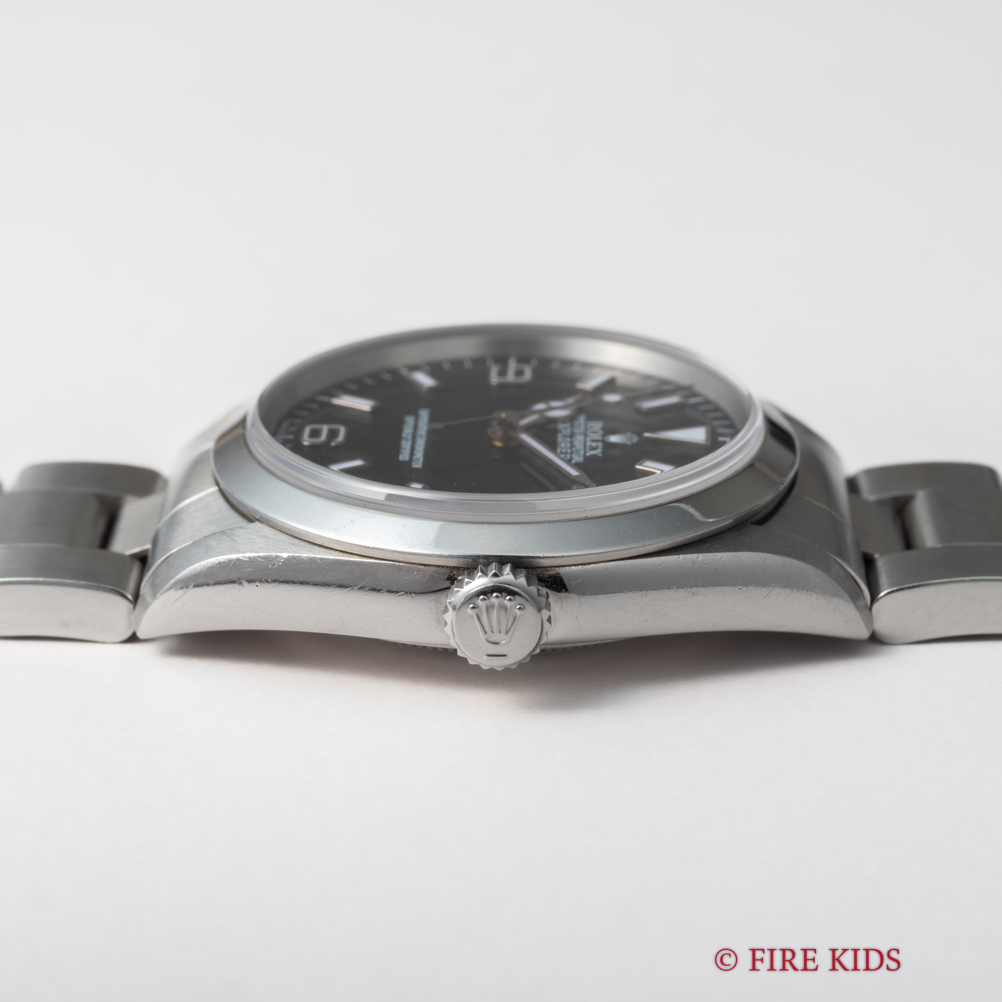 ロレックス エクスプローラー 2000年製 Ref.14270 P番 Cal.3000 自動巻 純正オイスターブレス 箱、ギャラ付き