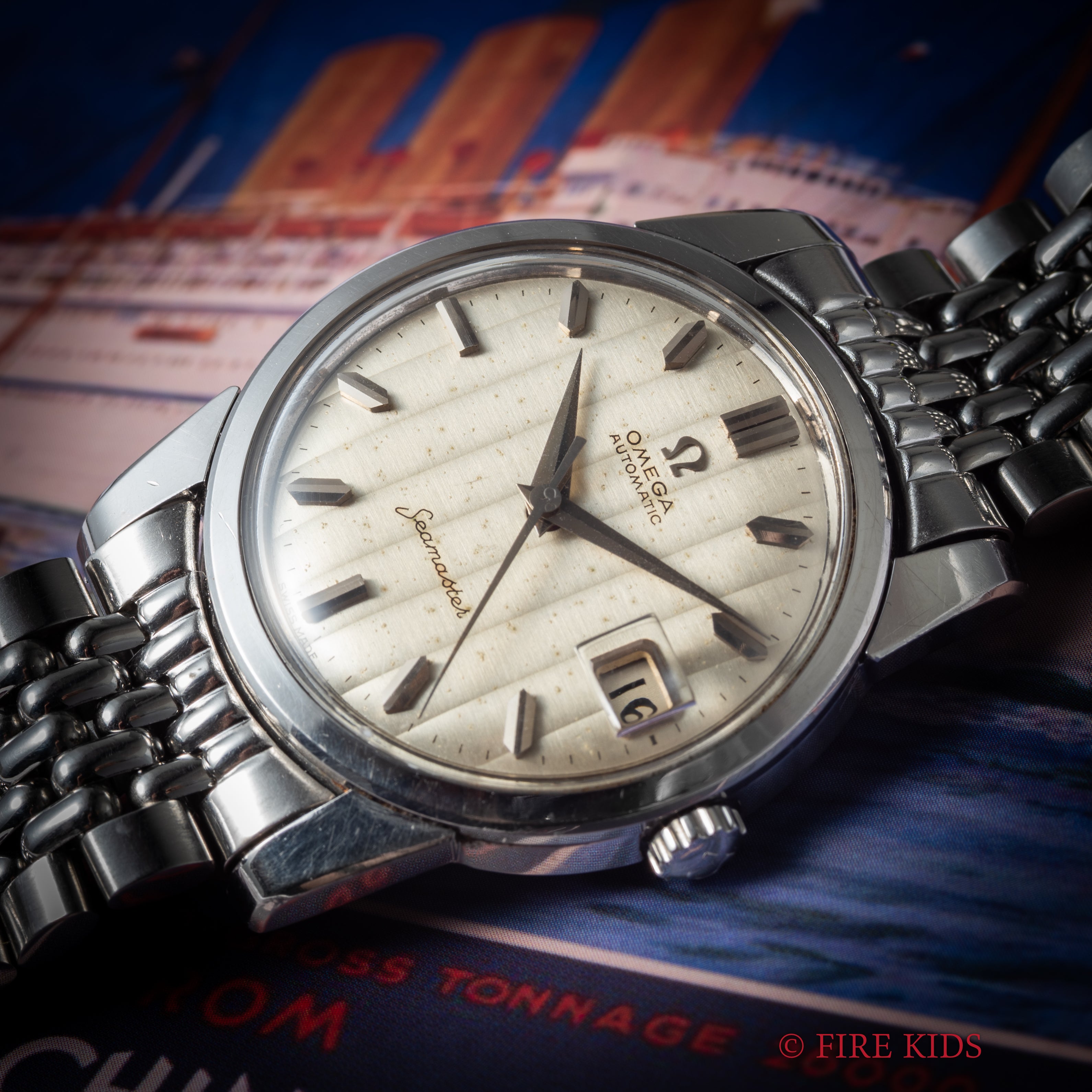 オメガ シーマスター 1962年製 Ref.14762 SC 61 タペストリーダイヤル 自動巻 Cal.562 純正ブレス